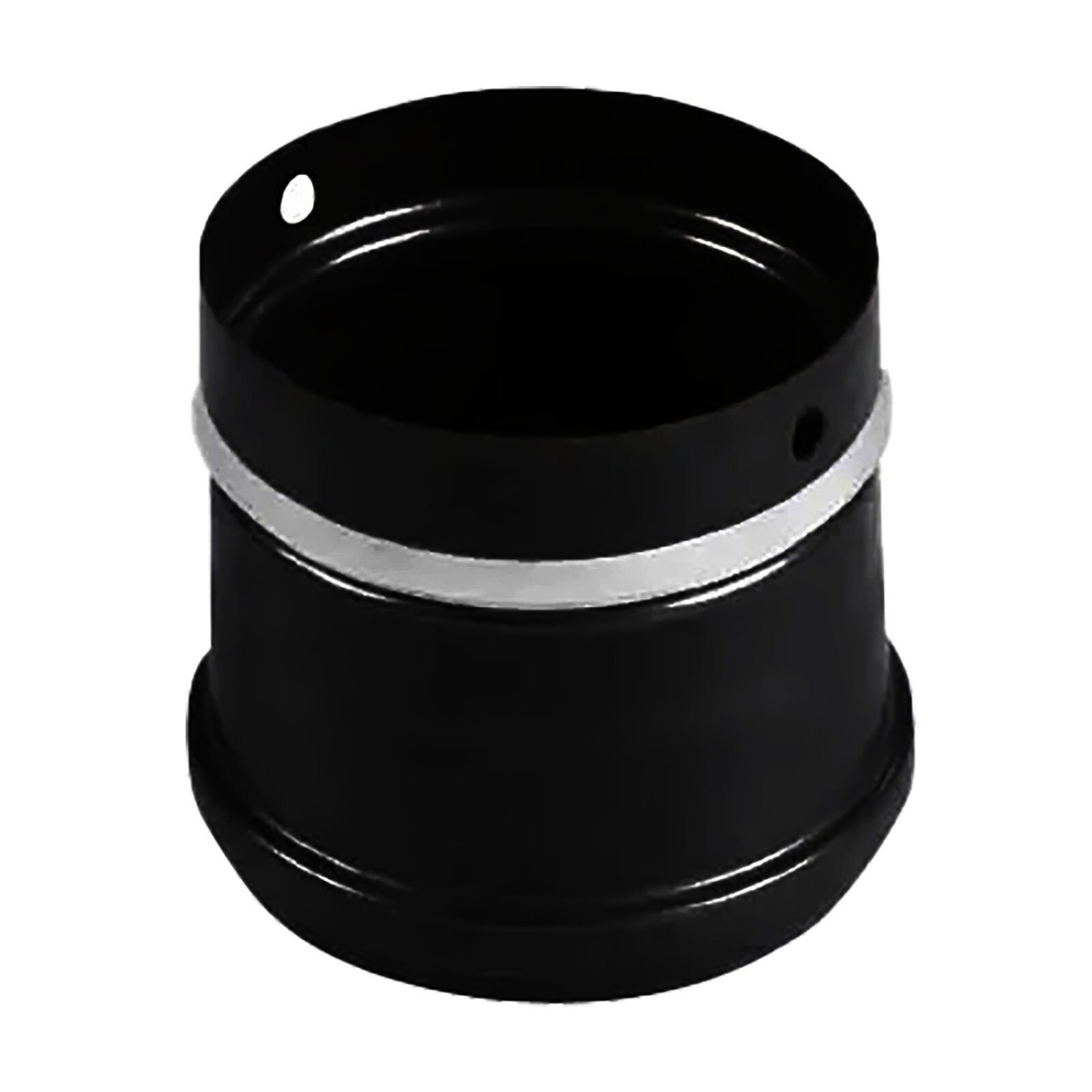 ORANIER  ø 80 mm Pellet-Ofenanschluss schwarz emailliert