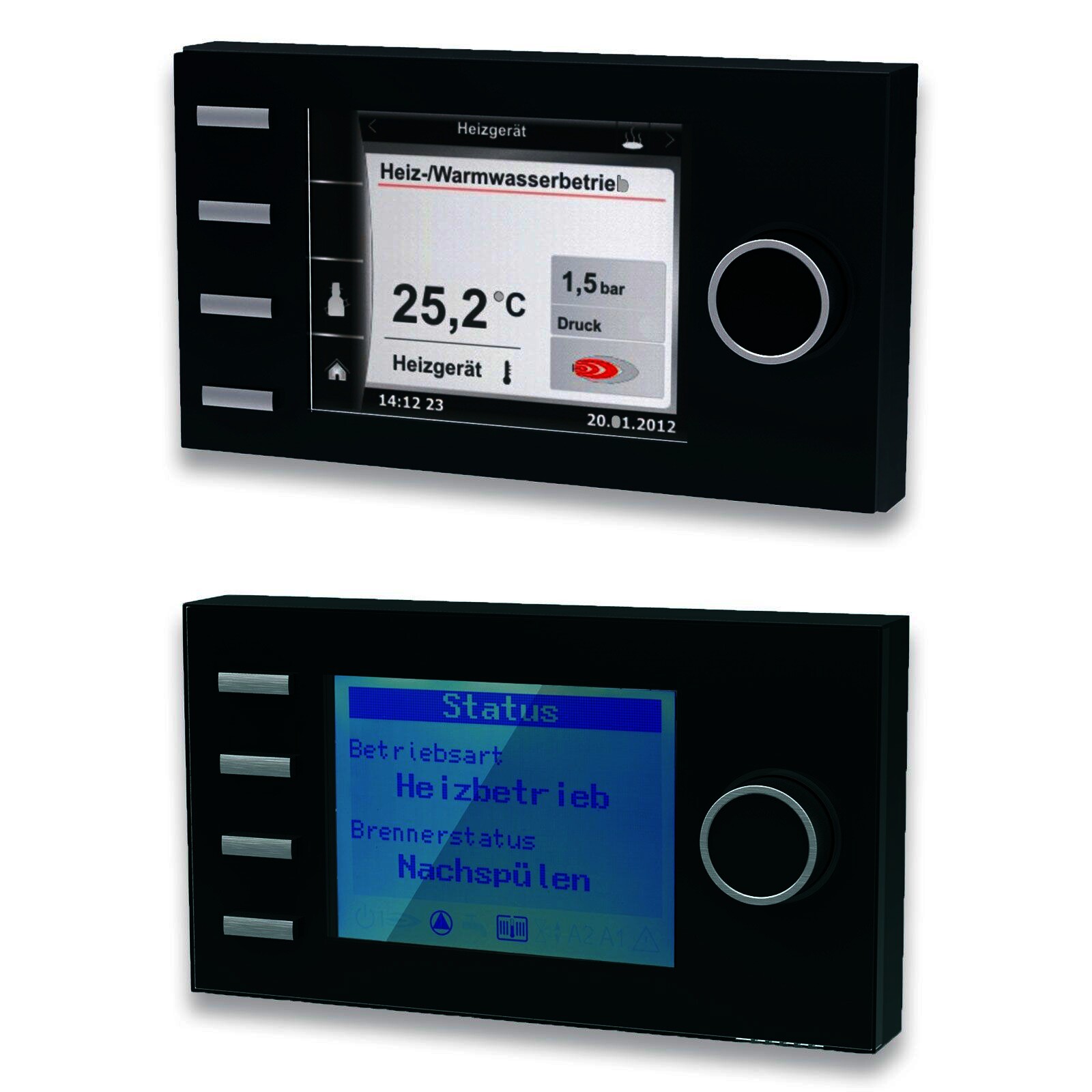 Wolf Gas-Hybridheizung 20 kW mit Gasbrennwert-Heiztherme CGB-2-20, Luft-/Wasser-Wärmepumpe CHA-07/400V, 200 L Pufferspeicher SPU-1, 300 L Warmwasserspeicher SEW-1, Bedienmodul BM-2
