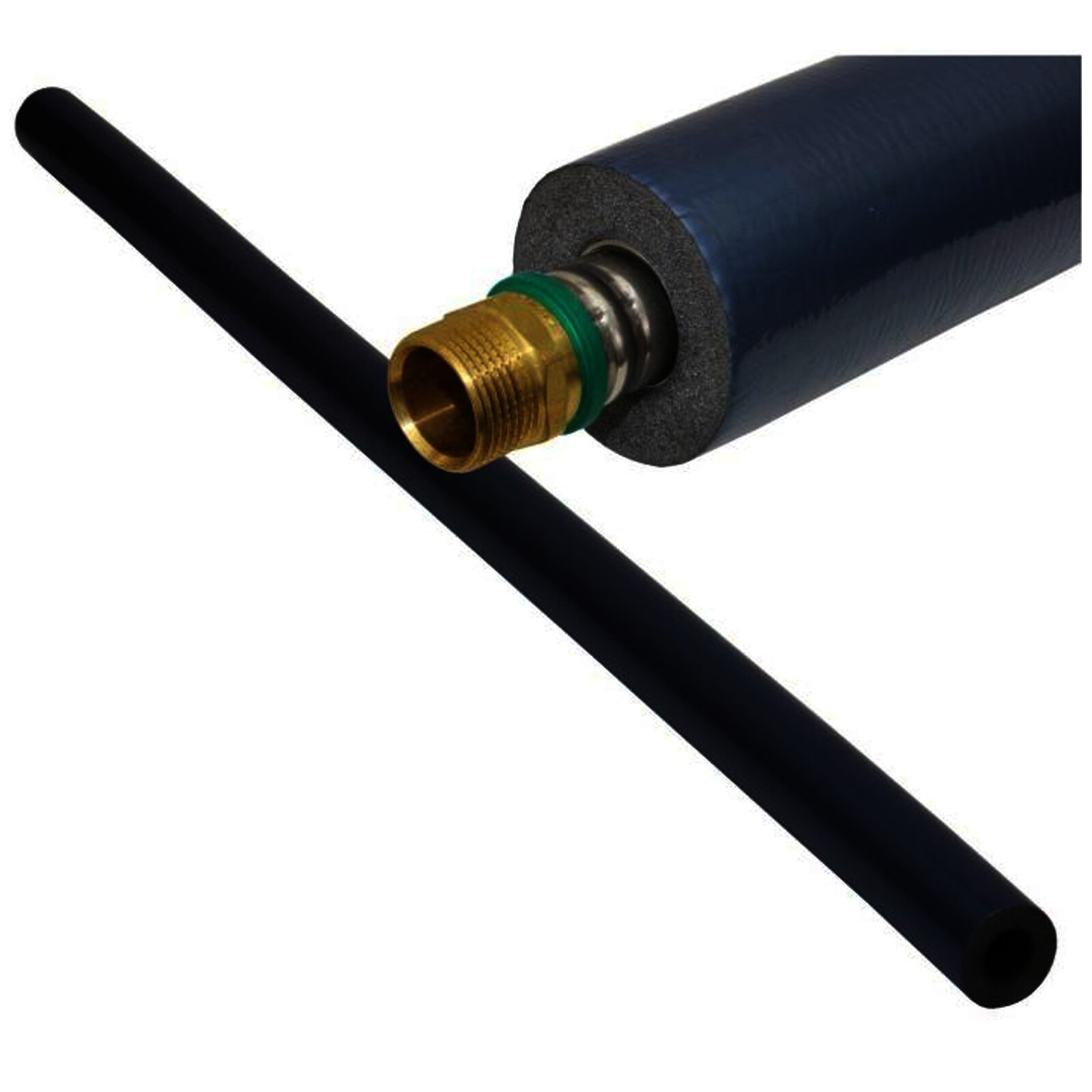 PE STABIL Rohrisolierung Rohrdämmung 50% gemäß GEG/EnEV 2 Meter 22 x 13 mm