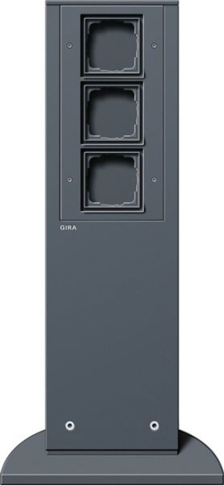 Gira Steckdosensäule Metall anthrazit 3dos Gira Energiesäule 134528 491x142x75mm