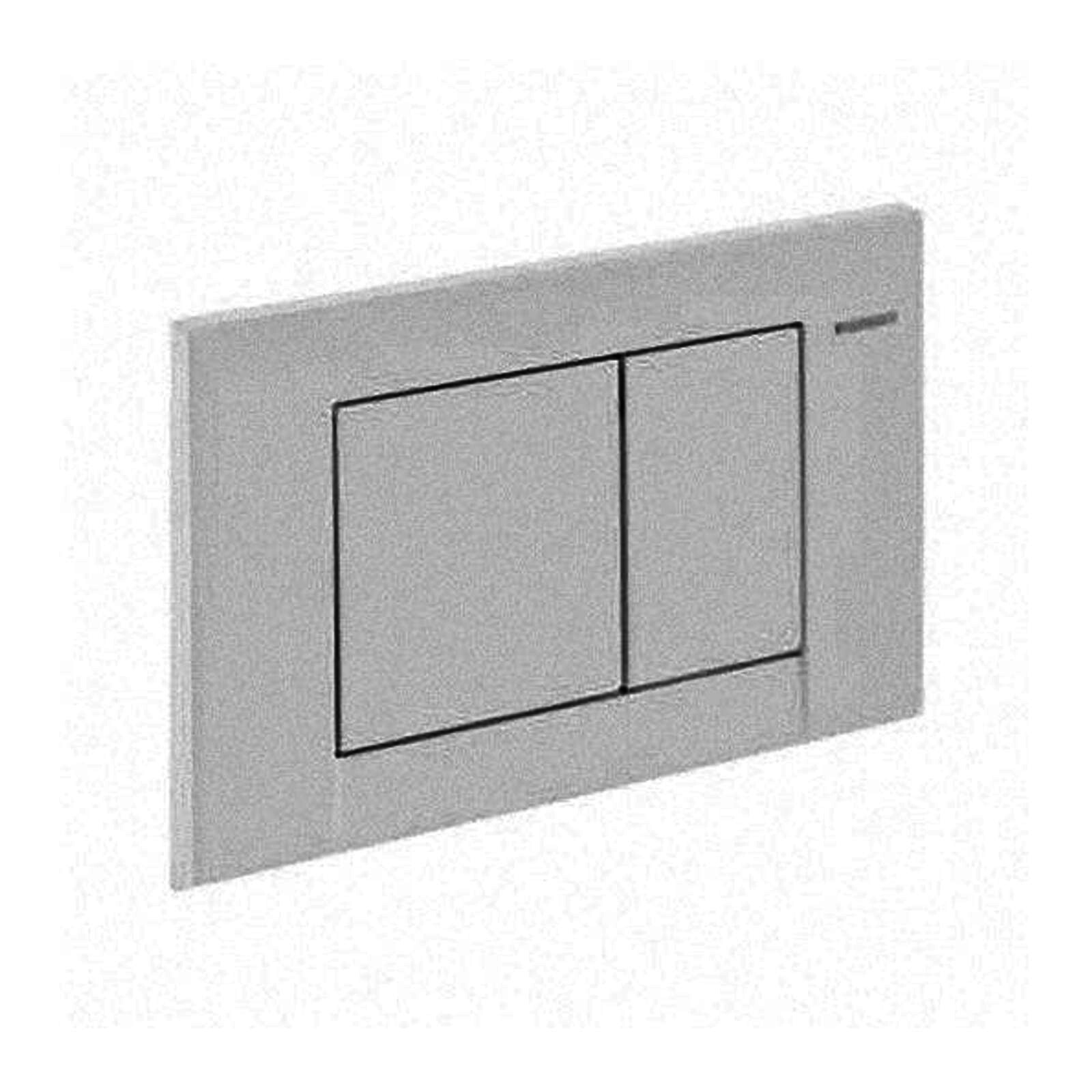 GEBERIT Betätigungsplatte SIGMA30 für 2-Mengen-Spülung, weiss / glanzchrom