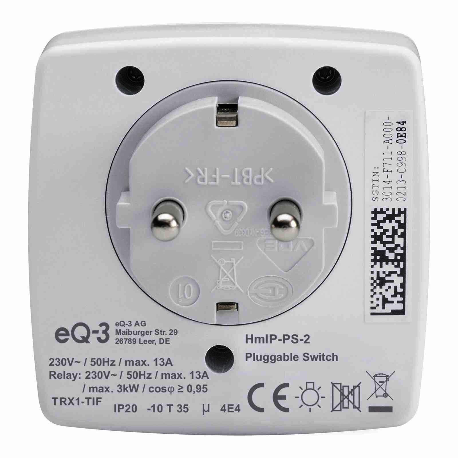 Homematic IP Smart Home Schaltsteckdose HmIP-PS-2