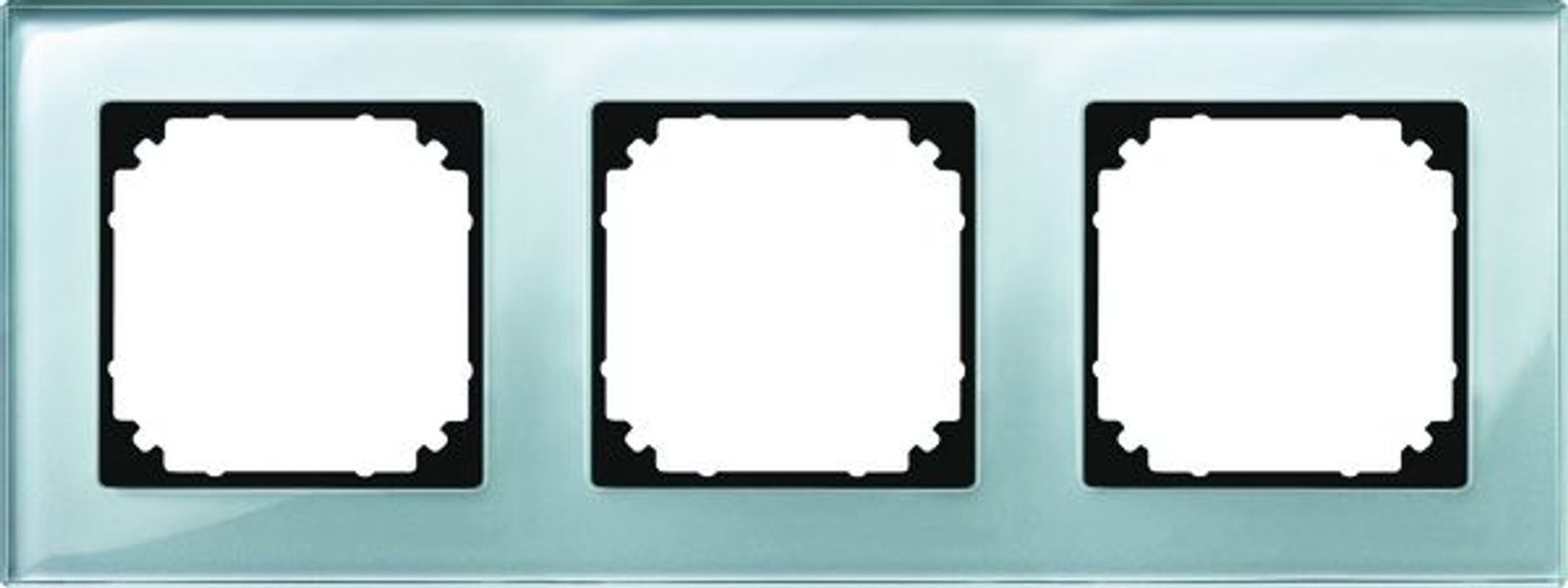 Merten Rahmen 3-fach diamsi glänzend glas für GEB-K M-PLAN 489360