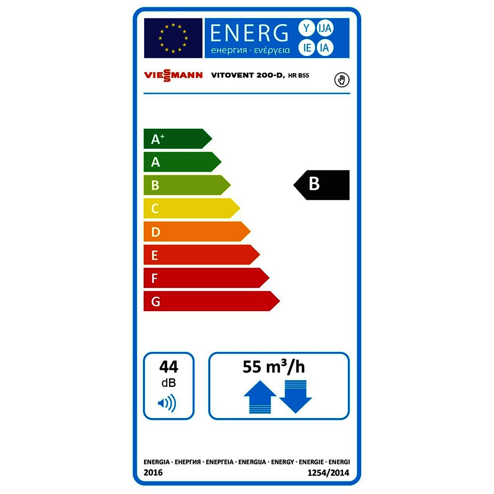 Viessmann Vitovent 200-D dezentrales Lüftungsgerät, Typ HRM B55