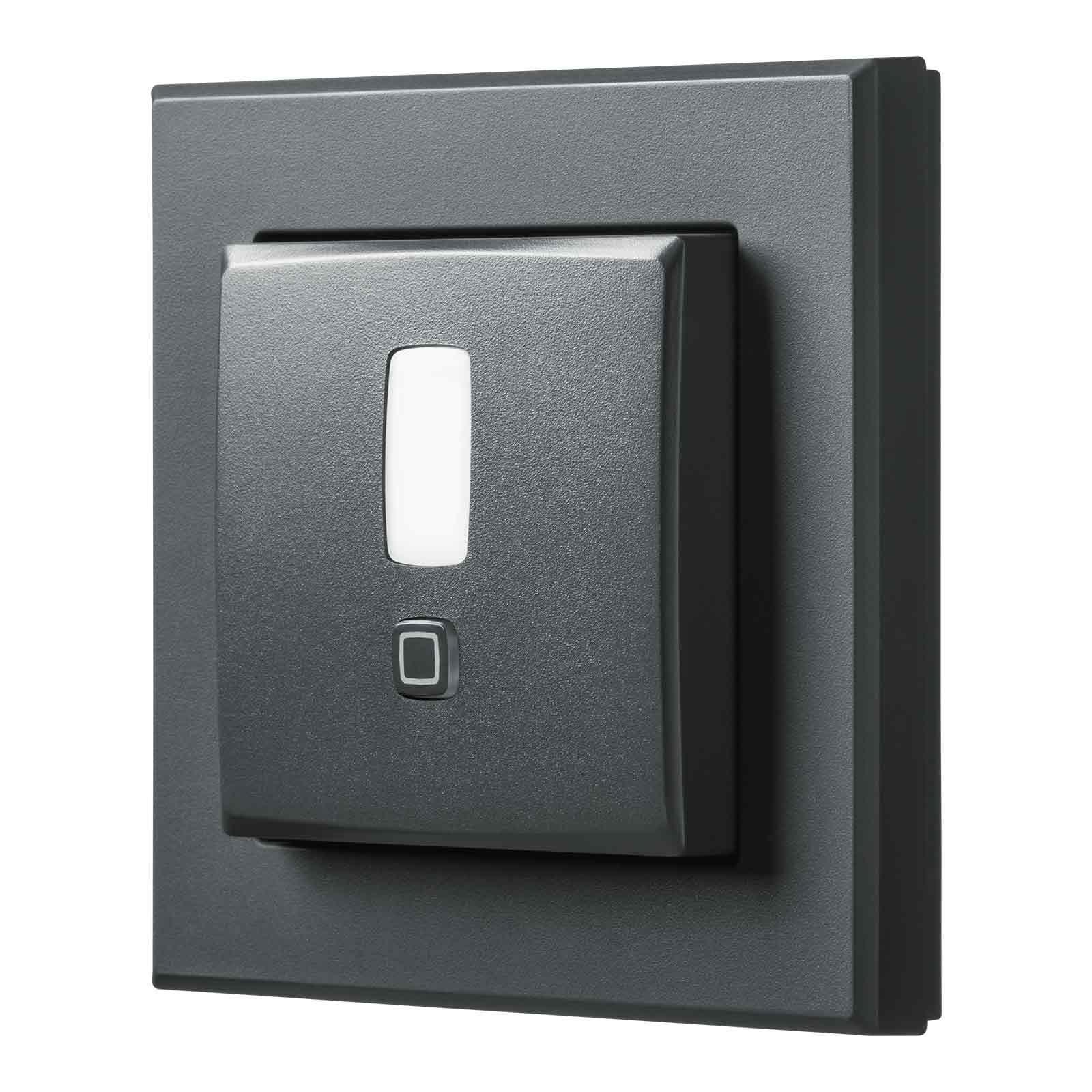 Homematic IP Smart Home Bewegungsmelder für 55er Rahmen innen HmIP-SMI55-A anthrazit