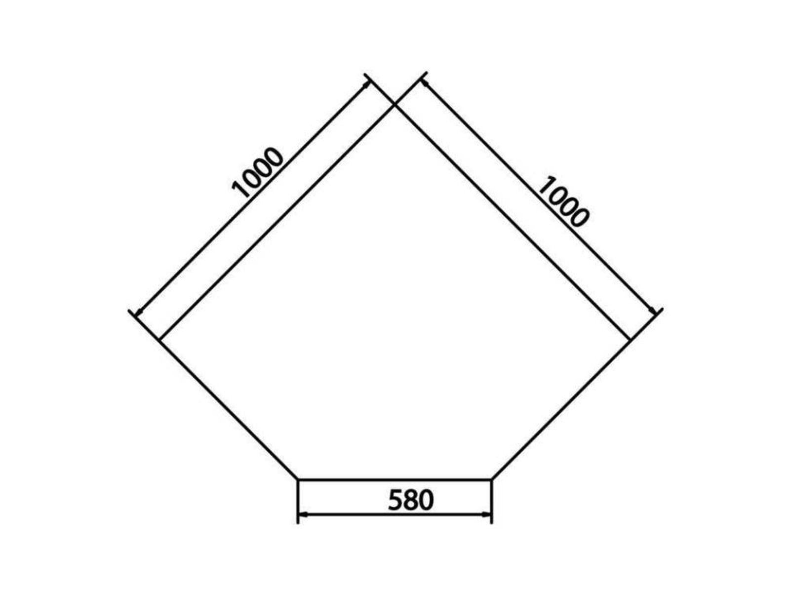 Haas+Sohn Bodenplatte Glas für Kaminofen E1 Quadrat Glas