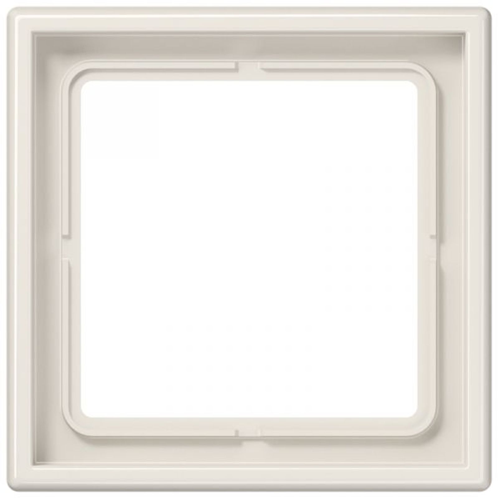 Jung Einbaurahmen 1-fach weiß glänzend Kst für GEB-K LS / LS 990 LS 981 W