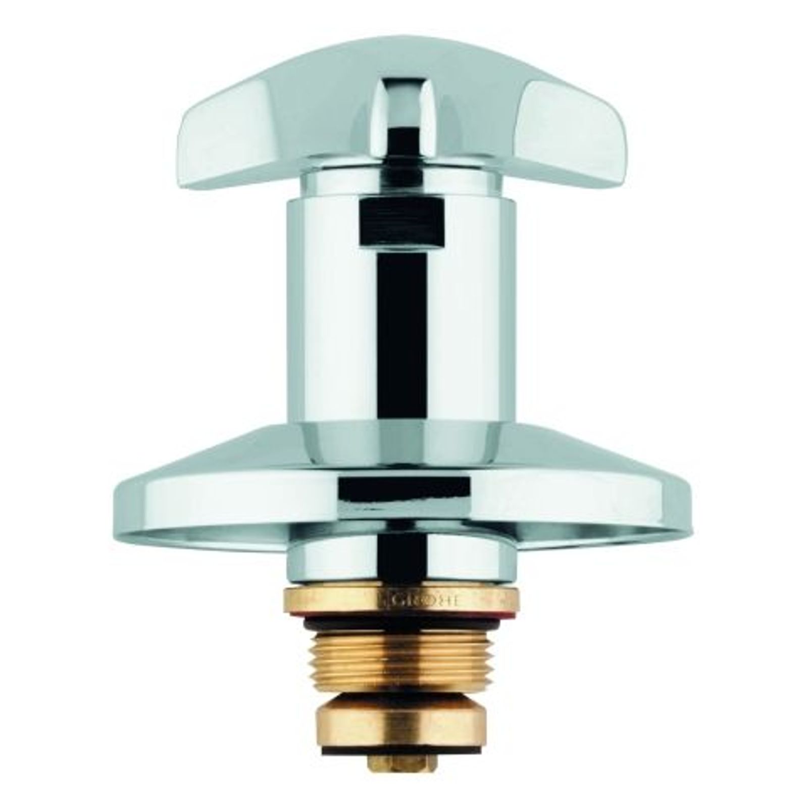 GROHE Oberteil 11504 für UP-Ventile Trecorn Griff Markierung blau 3/4 Zoll chrom