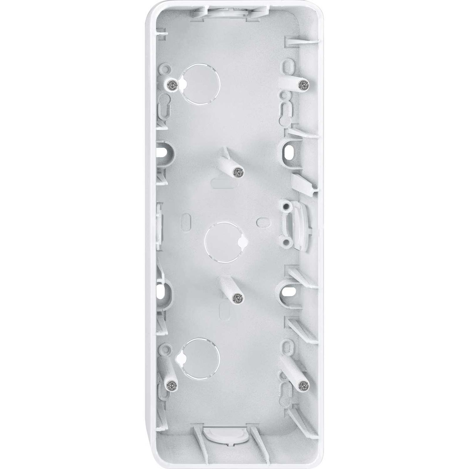 Merten Gehäuse AP 3-fach Kst polarweiß glänzend IP20 1-M/ATELIER-M 519319 AP-Geh