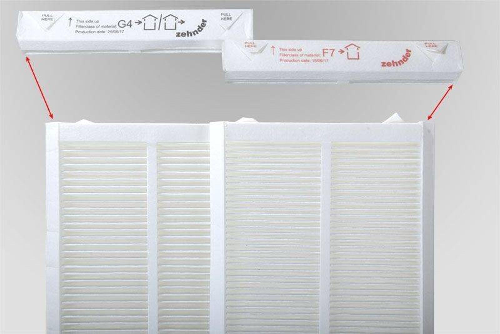 Zehnder Luftfilter-Set F7/G4 für ComfoAir Q350/Q450/Q600