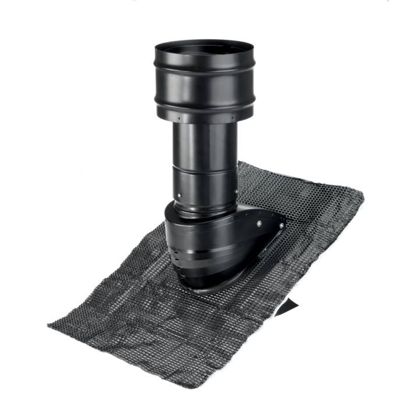 Zehnder Dachhaube 160 Steildach schwarz 6 - 60 Grad
