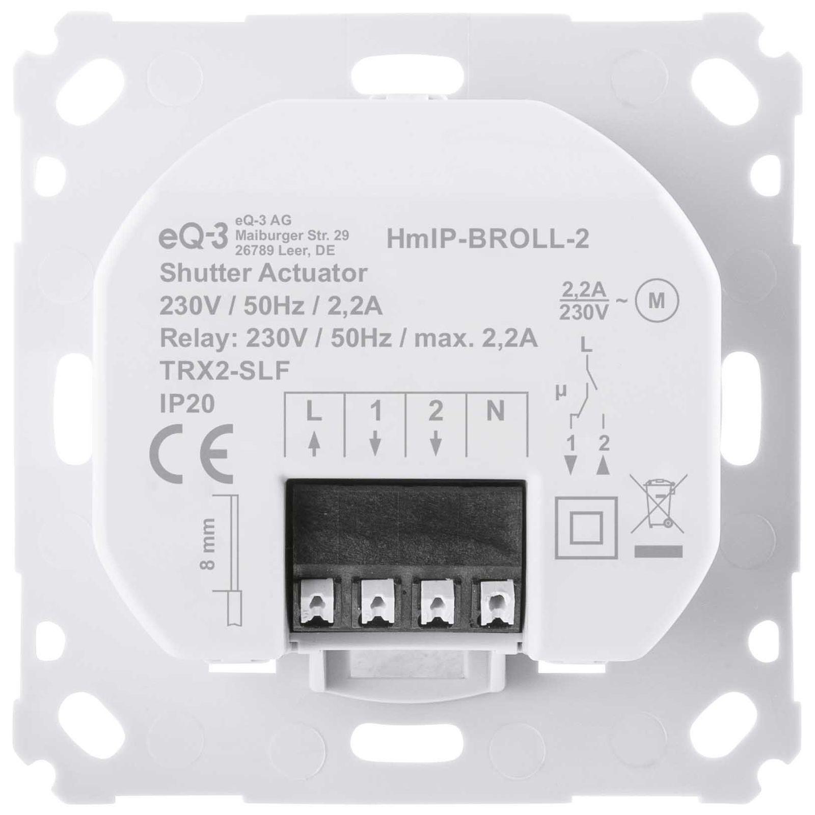 Homematic IP Smart Home Starter Set Beschattung für 3 Rollläden & Markisen