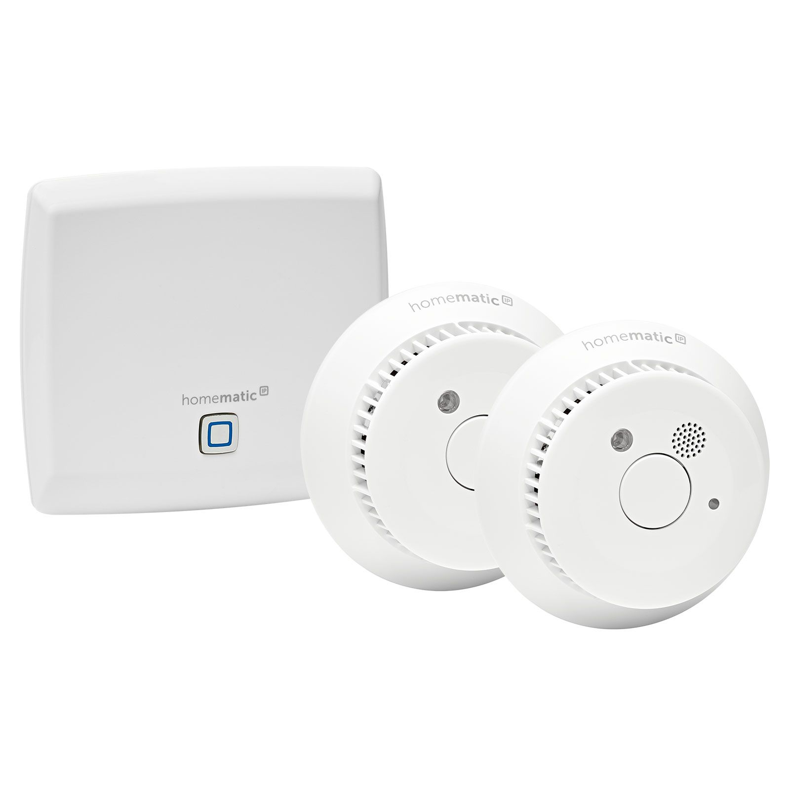 Homematic IP Smart Home Starter Set Rauchmelder für 2 Räume
