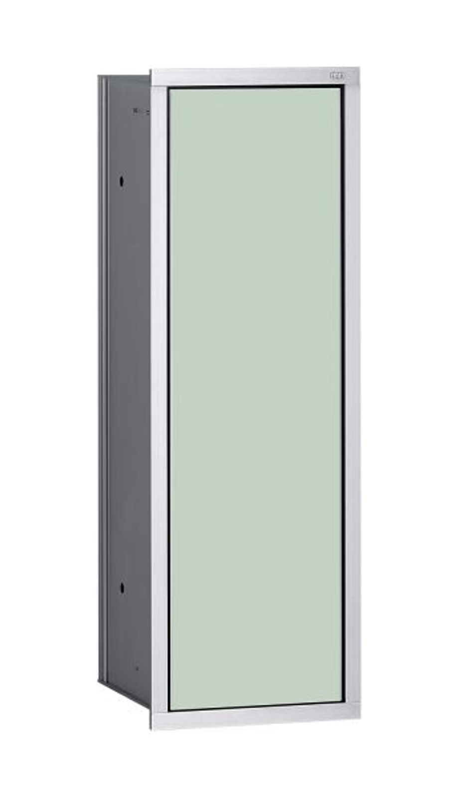 Emco Bad asis 150 Bürstengarnitur-Modul chrom optiwhite Unterputz 495 mm