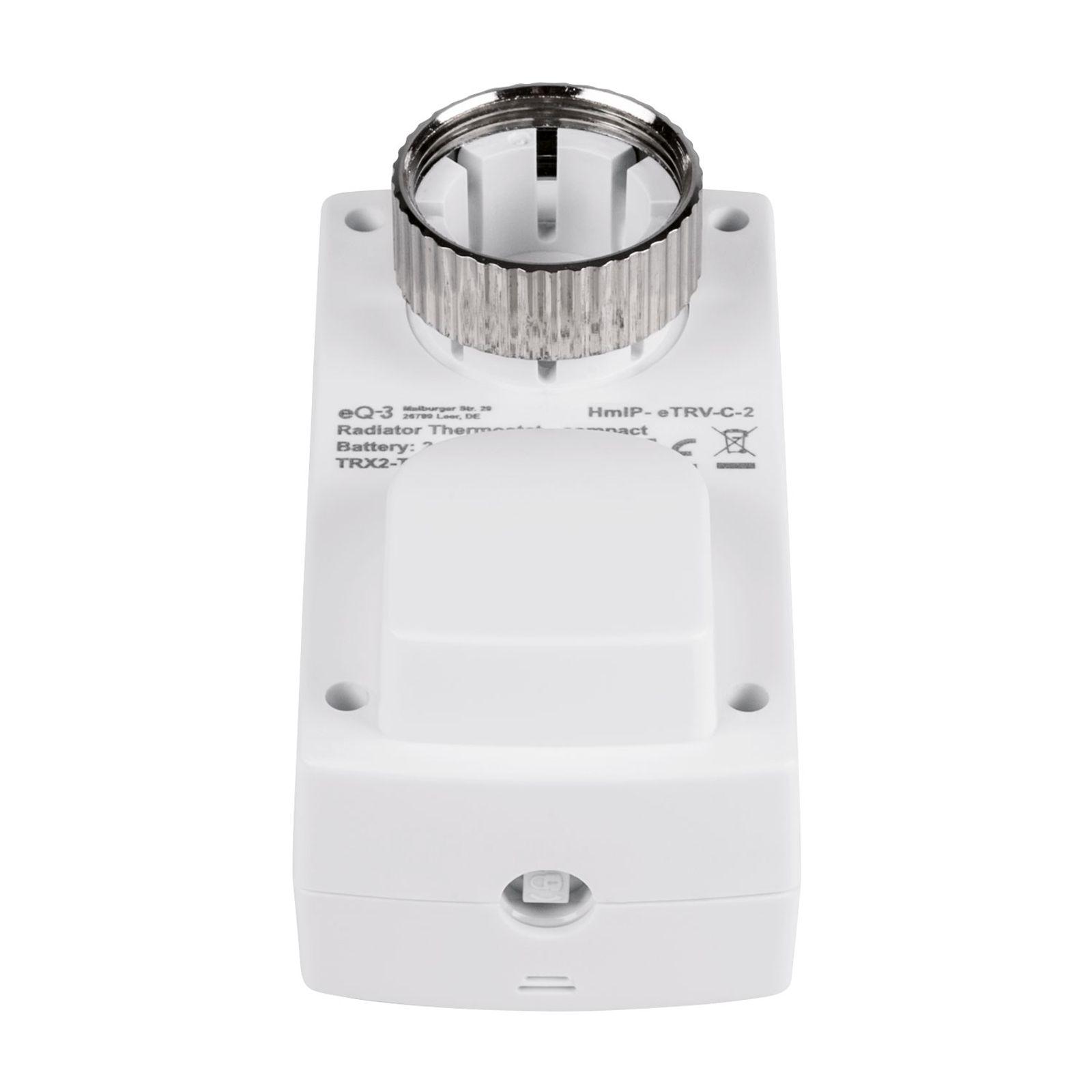Homematic IP Smart Home Heizkörperthermostat kompakt-2 HmIP-eTRV-C-2
