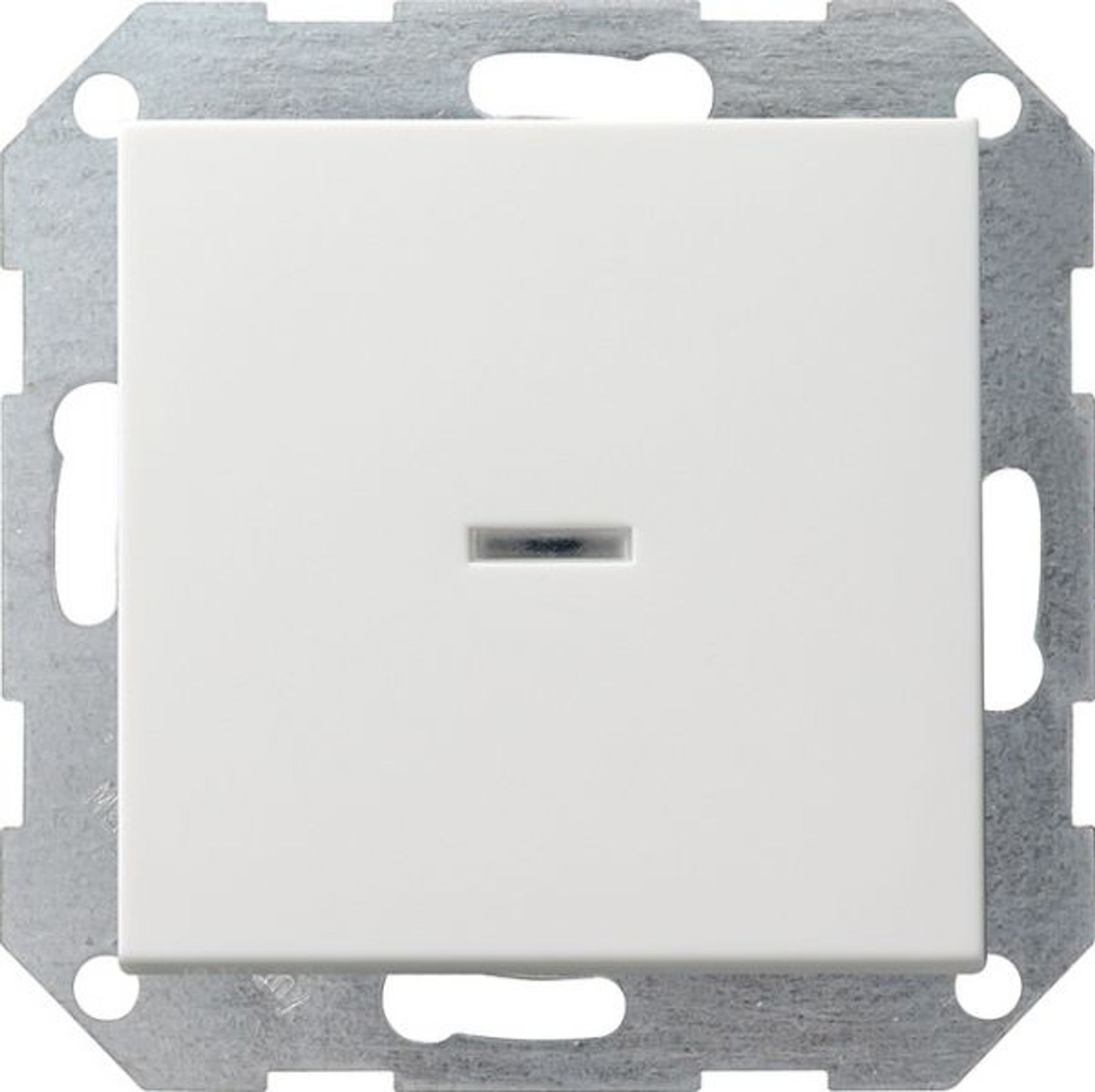 Gira Kontroll-Wechselschalter Taster reinweiß System 55 013603 glänzend UP IP20 1-fach