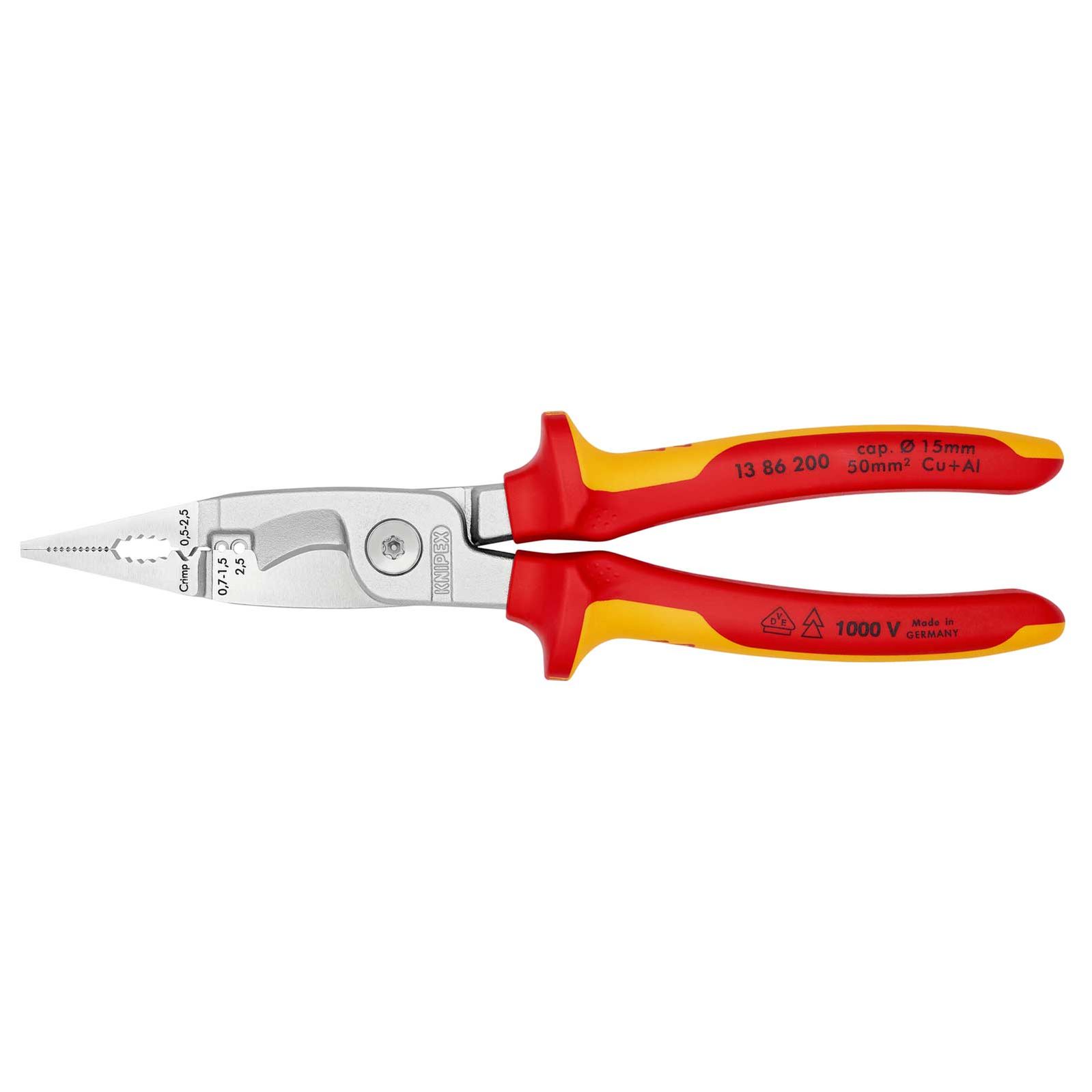 KNIPEX Elektro-Installationszange 200 mm