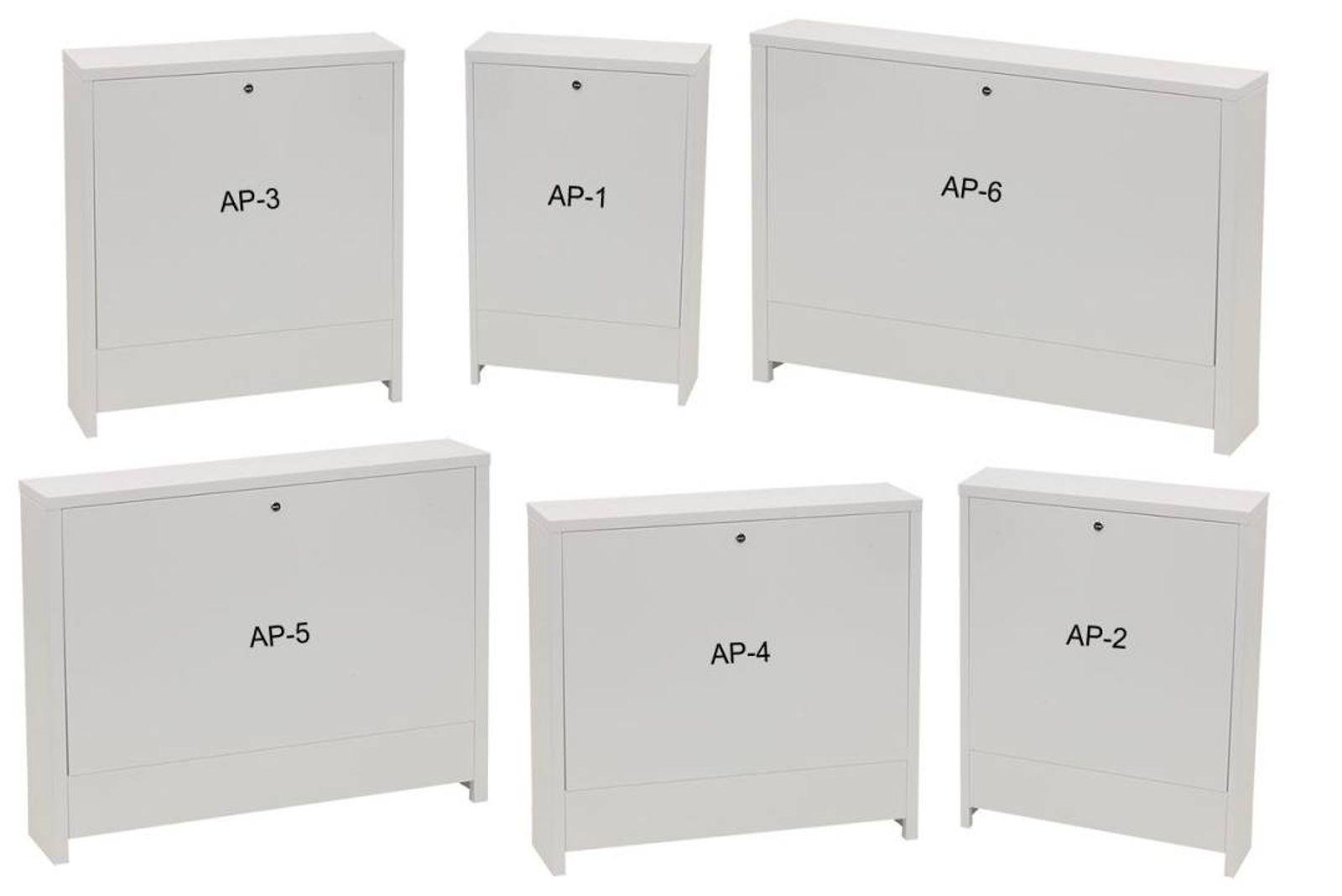 Verteilerschrank für Heizkreisverteiler Aufputz, max. 10 Heizkreise AP4