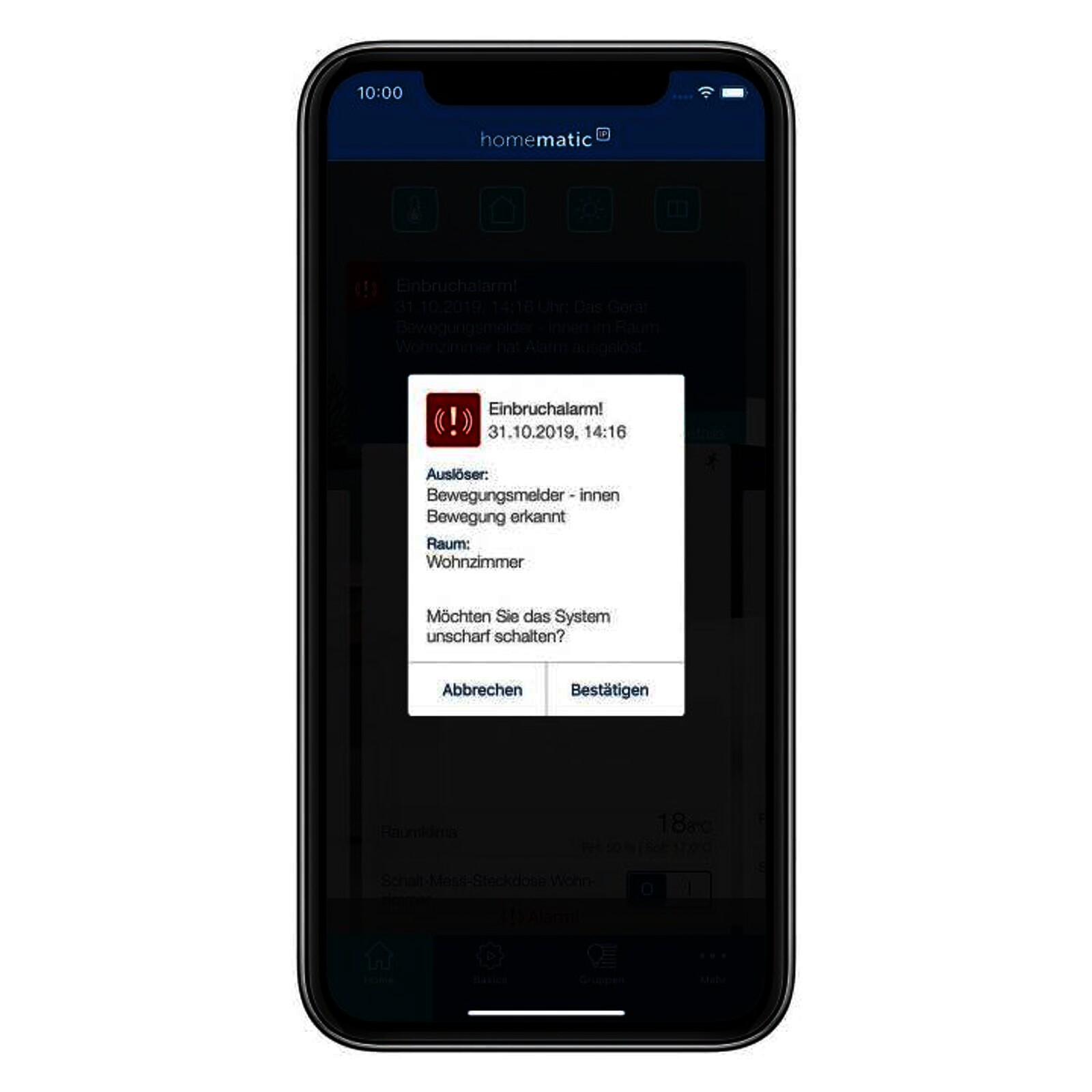 Homematic IP Smart Home Bewegungsmelder HmIP-SMO-2 mit Dämmerungssensor - außen, weiß