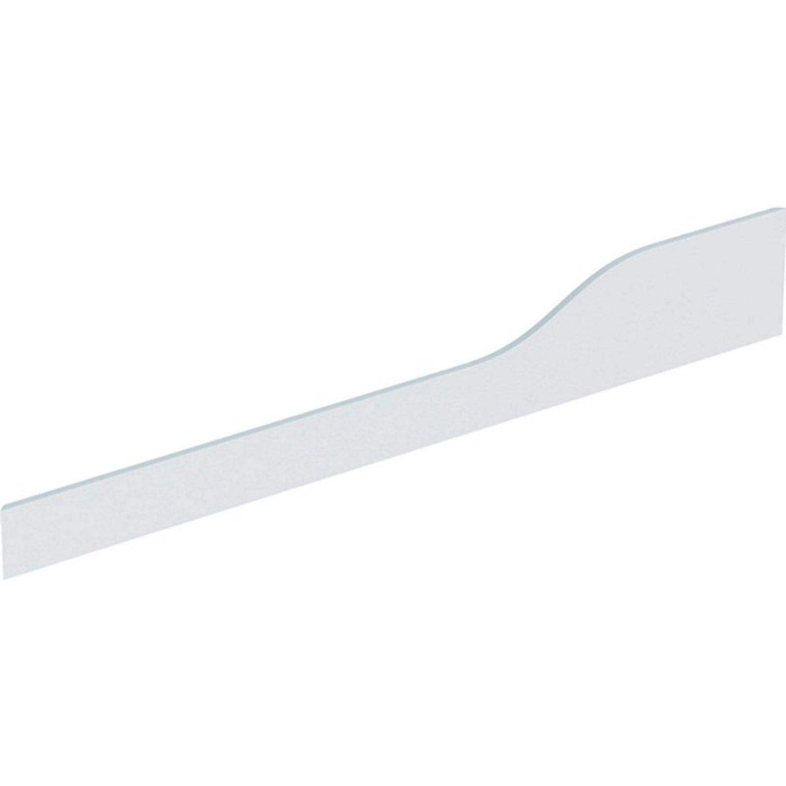 Geberit Bambini Dekorblende, Front für 4 WT-Arm., tieferes Becken li, weiß