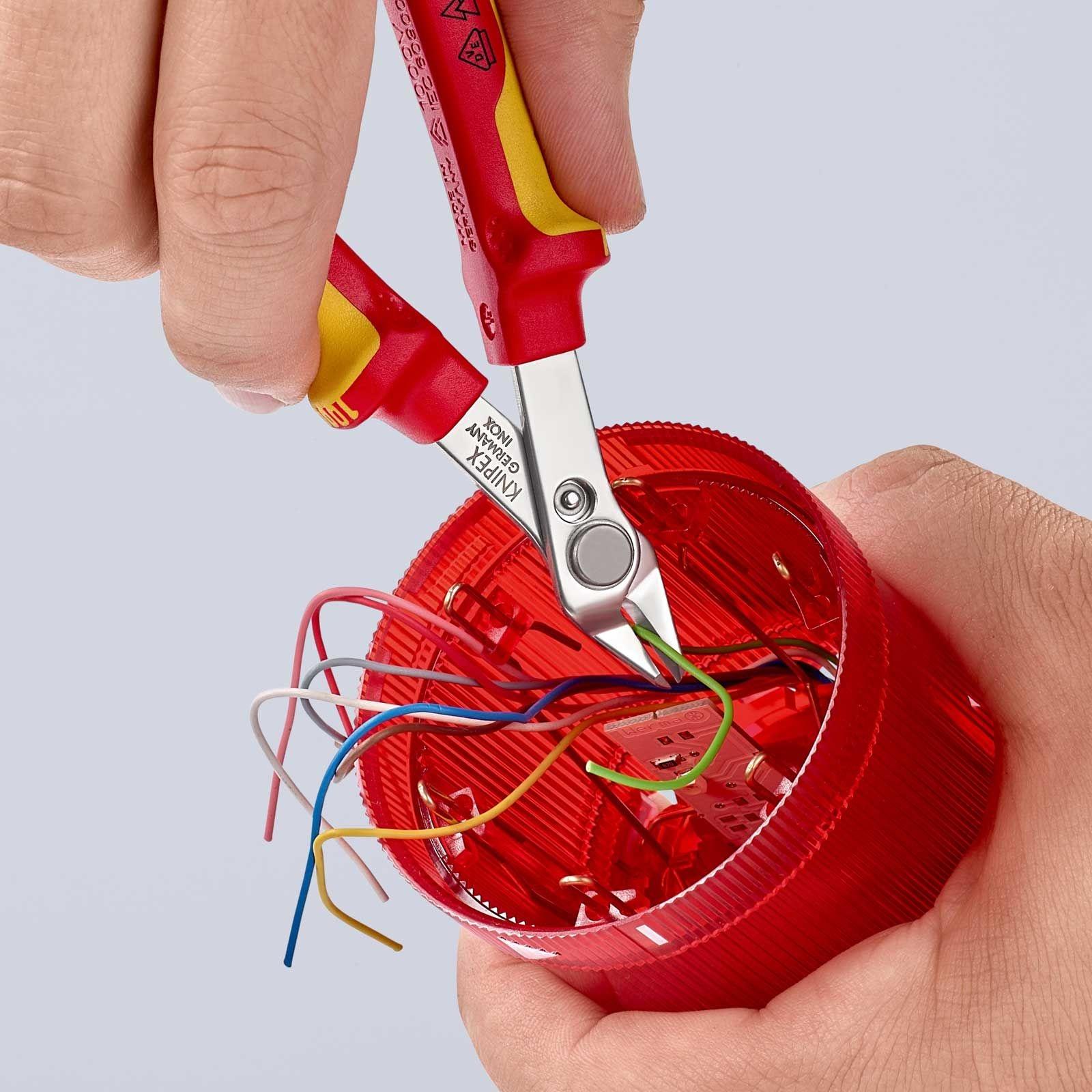 KNIPEX Electronic Super Knips® VDE-geprüfte Präzisionszange 125 mm
