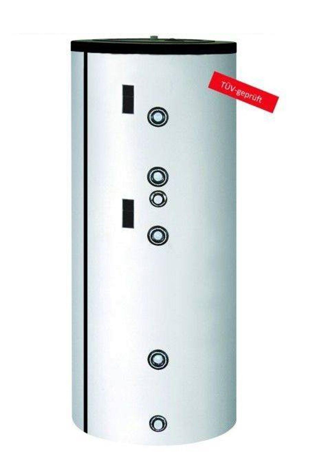 Solar Brauchwasserspeicher 400 l mit Folienmantel und zwei Heizregistern