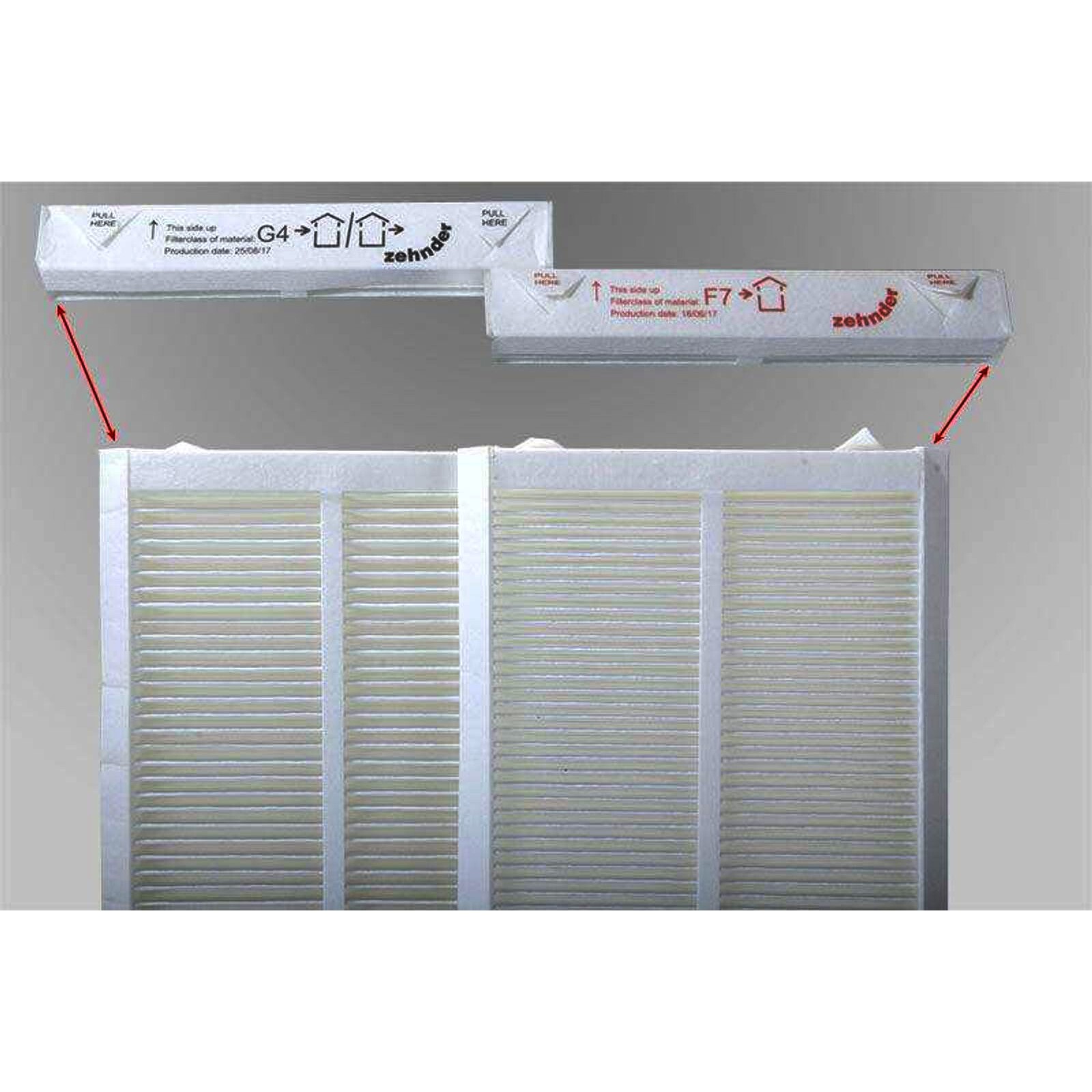 Zehnder Luftfilter-Set F7/G4 für ComfoAir Q350/Q450/Q600