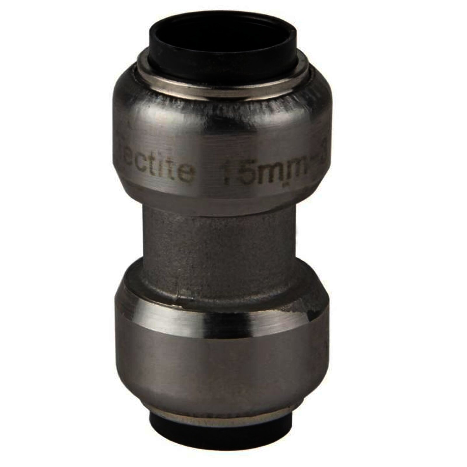 Edelstahl Steckfitting Tectite Schiebemuffe ohne Anschlag 15 mm DVGW