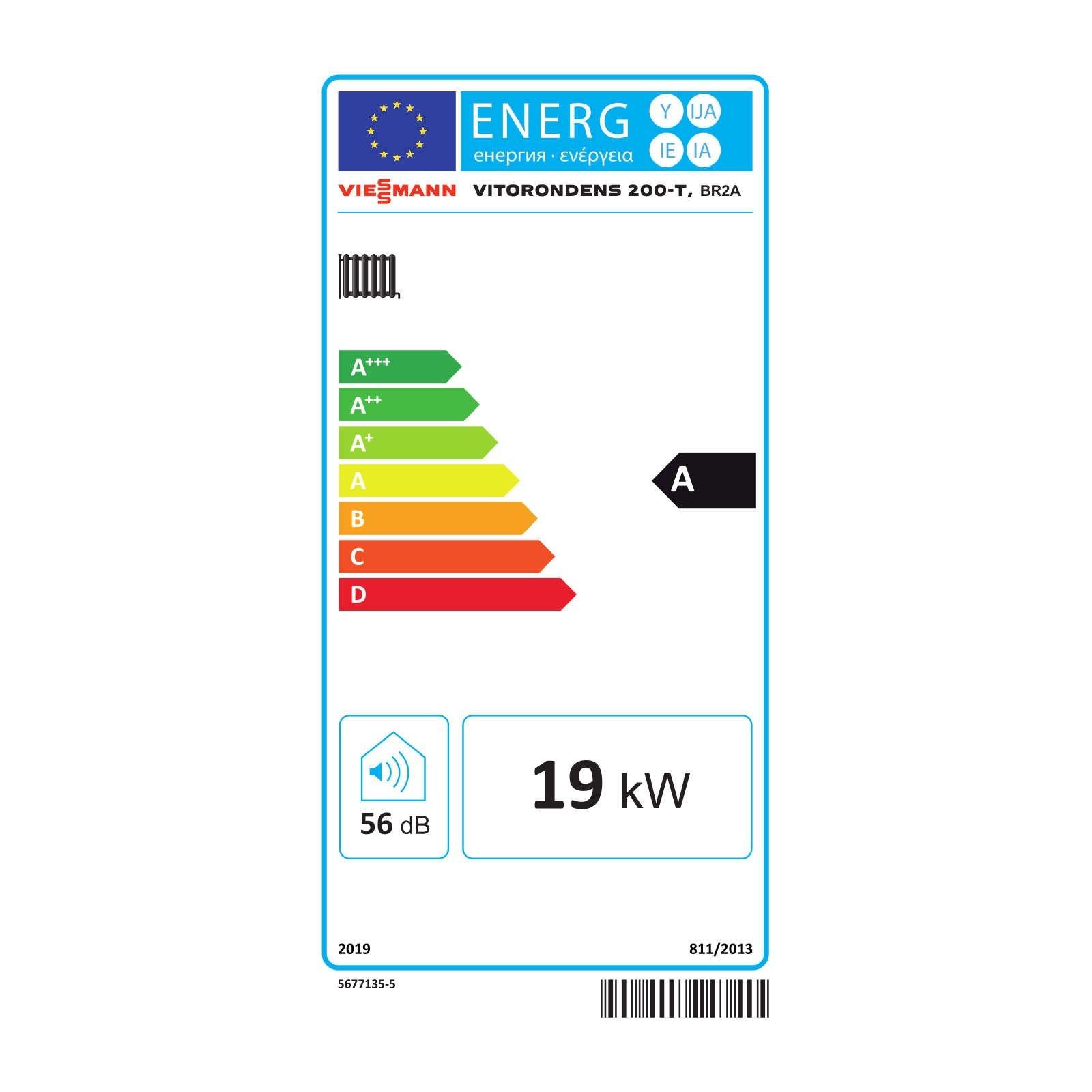 Viessmann Öl-Brennwert-Heizgerät Vitorondens 200-T BR2A 20,2 kW mit Mischer 200L Speicher-Wassererwärmer Vitocell 100-H CHA