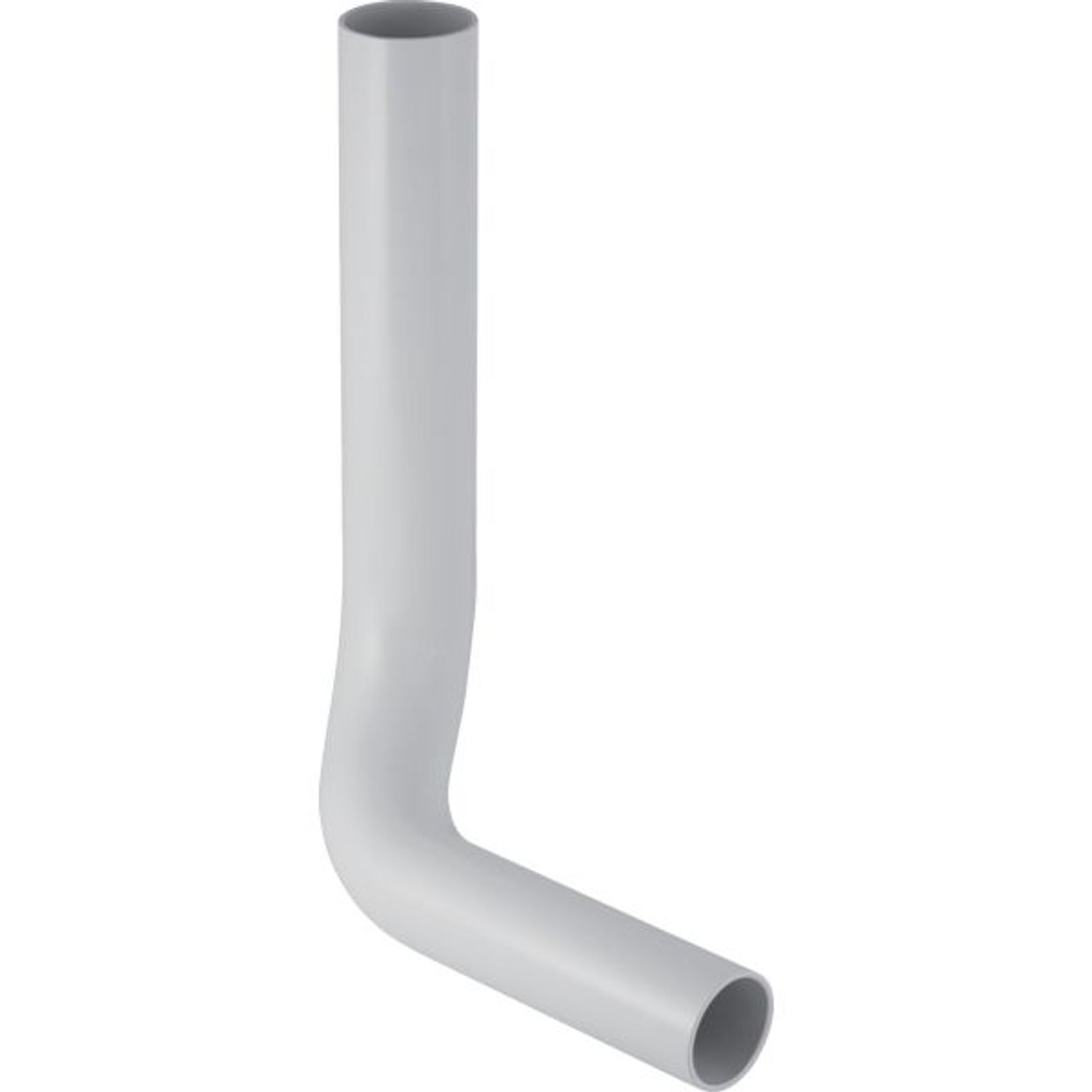 Geberit Spülbogen 90Gr 28x21 cm links gekröpft 12 cm weiß-alpin d50 44