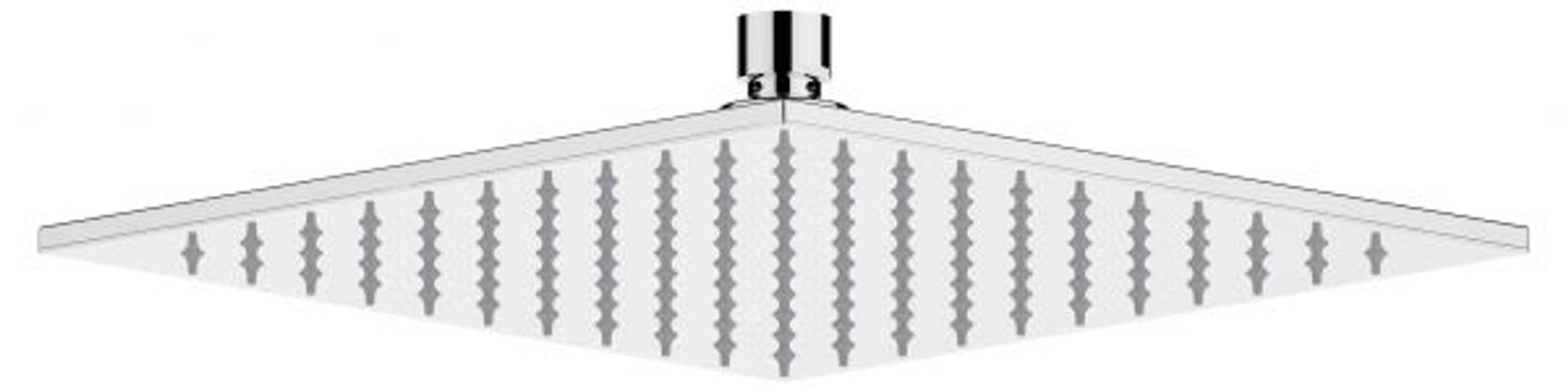 Keuco Kopfbrause Armaturenzub 59986 eckig 250x250 mm Chrom-finish