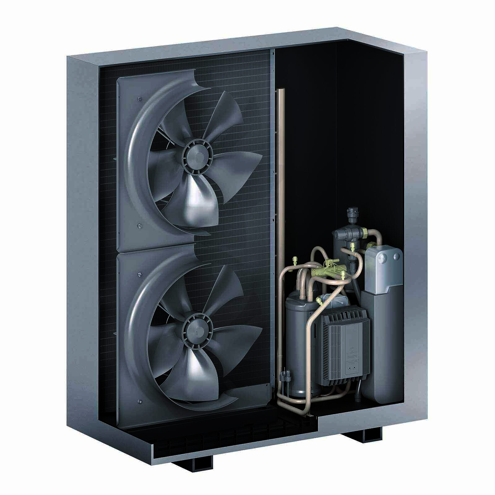 Viessmann Paket Vitocal 150-A Luft/Wasser-Wärmepumpe 9,7 kW AWO-M-E-AC 151.A10 230V Monoblock mit Speicher Vitocell 100-V CVWC 250l