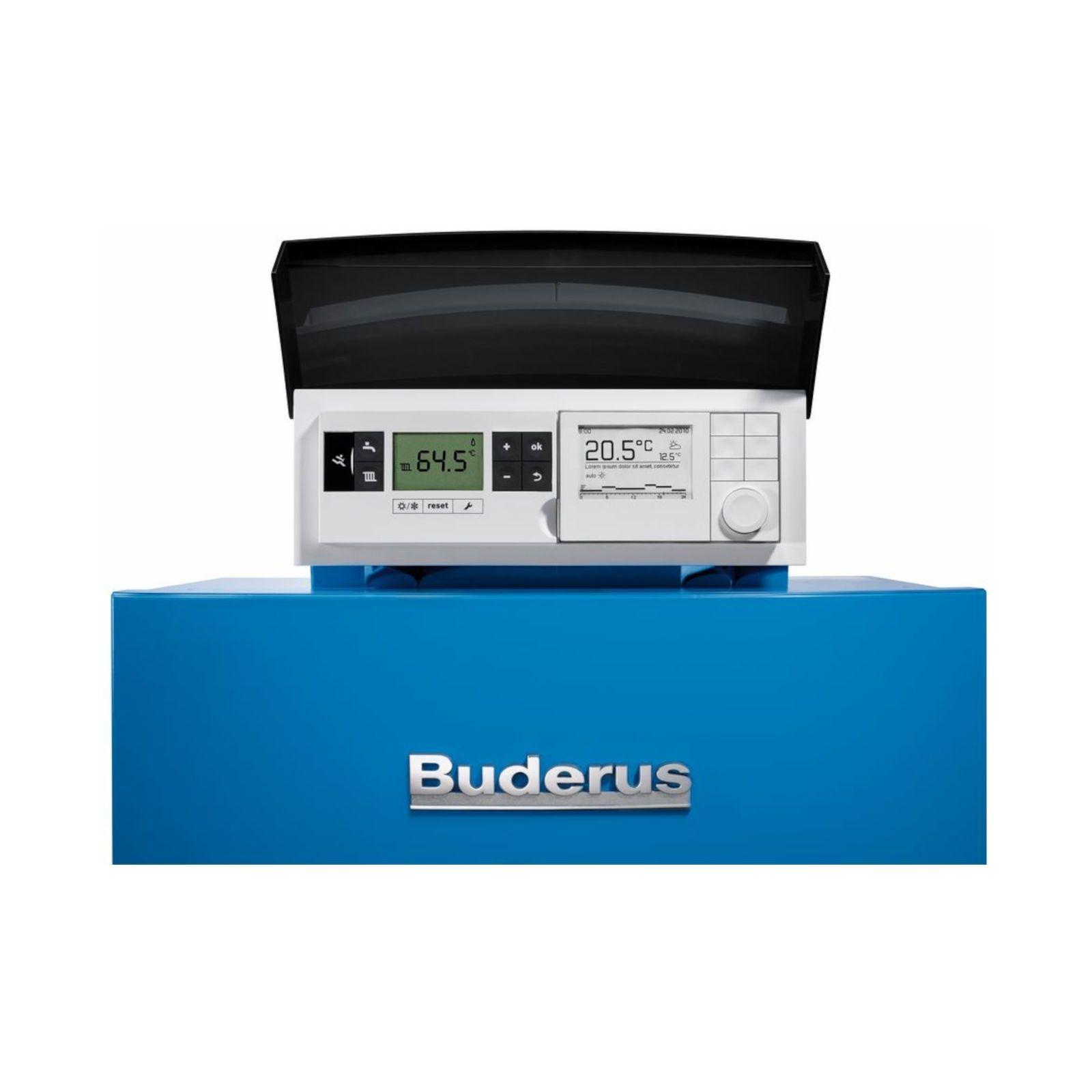 Buderus Paket K60S Gas-Brennwertkessel Logaplus GB212 15 kW Bedieneinheit Logamatic RC310 Zubehör ohne Mischer
