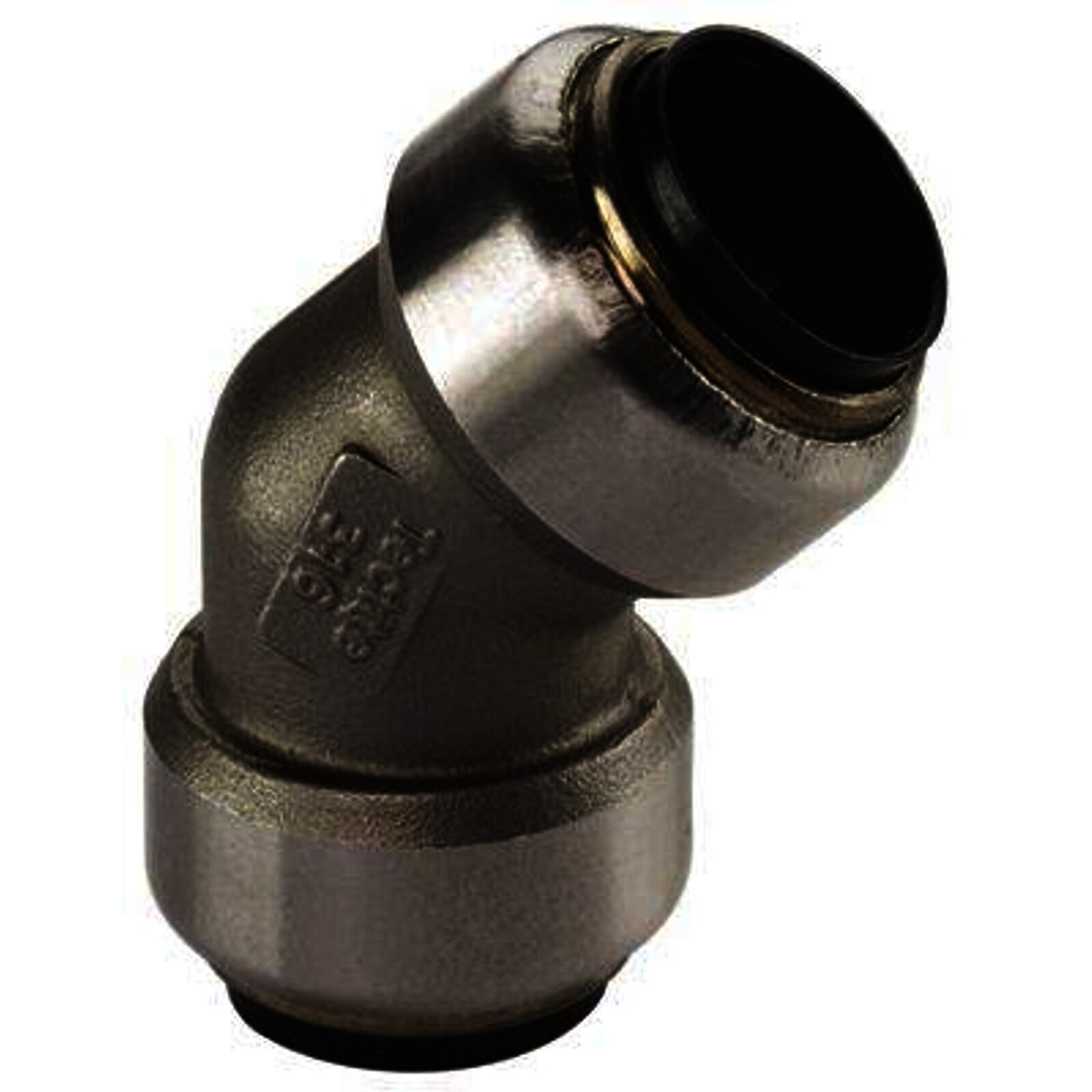 Edelstahl Steckfitting Tectite Bogen 45° 18 mm innen-innen lösbar DVGW