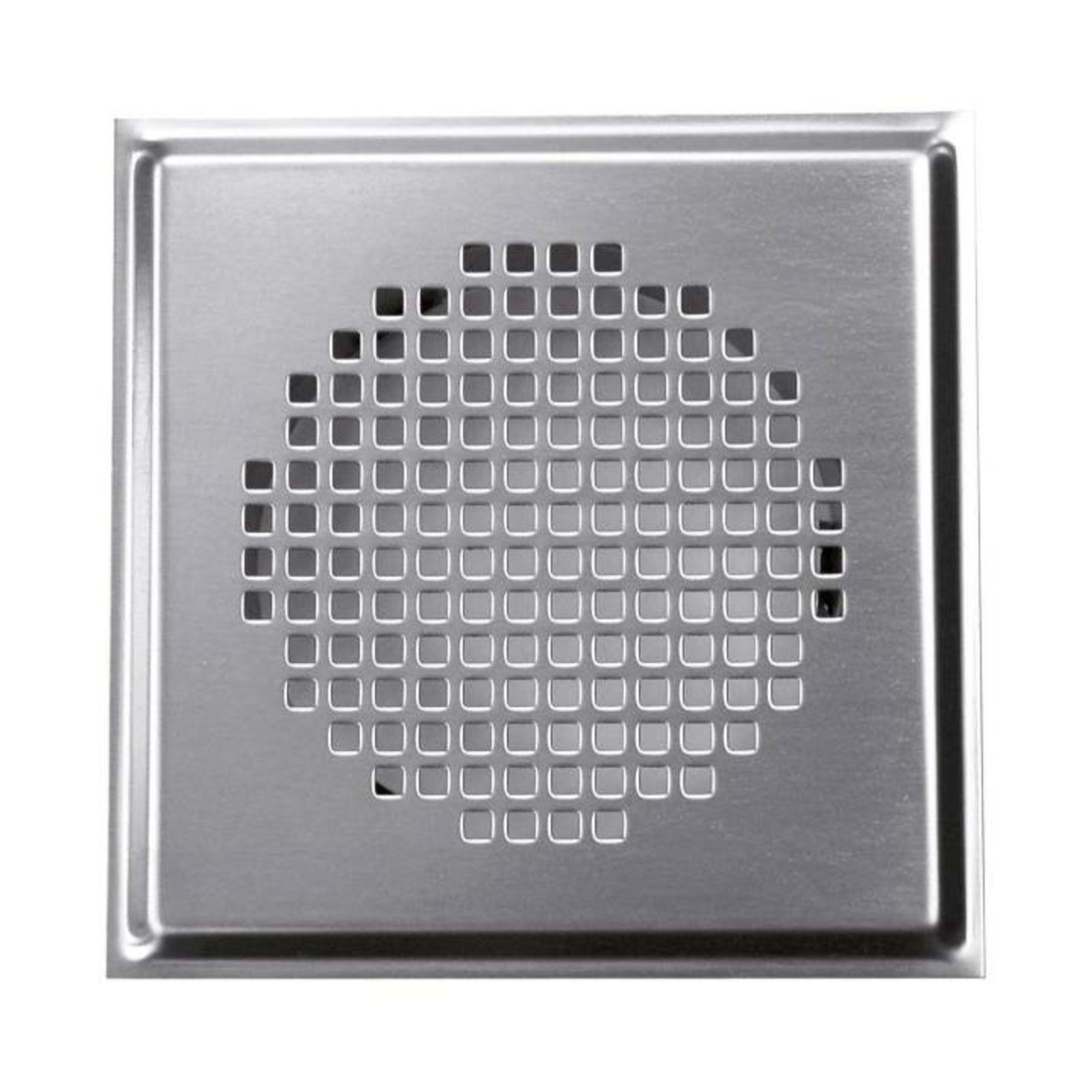 Zehnder Designgitter CLRF/TVA Torino Edelstahl 160 x 160 mm