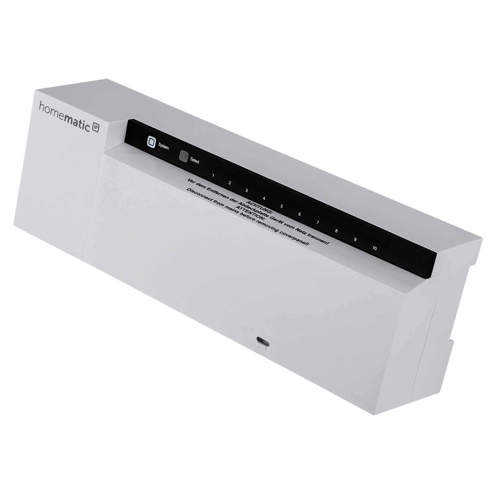 Homematic IP Smart Home Fußbodenheizungsaktor HmIP-FAL230-C10 - 10-fach, 230 V