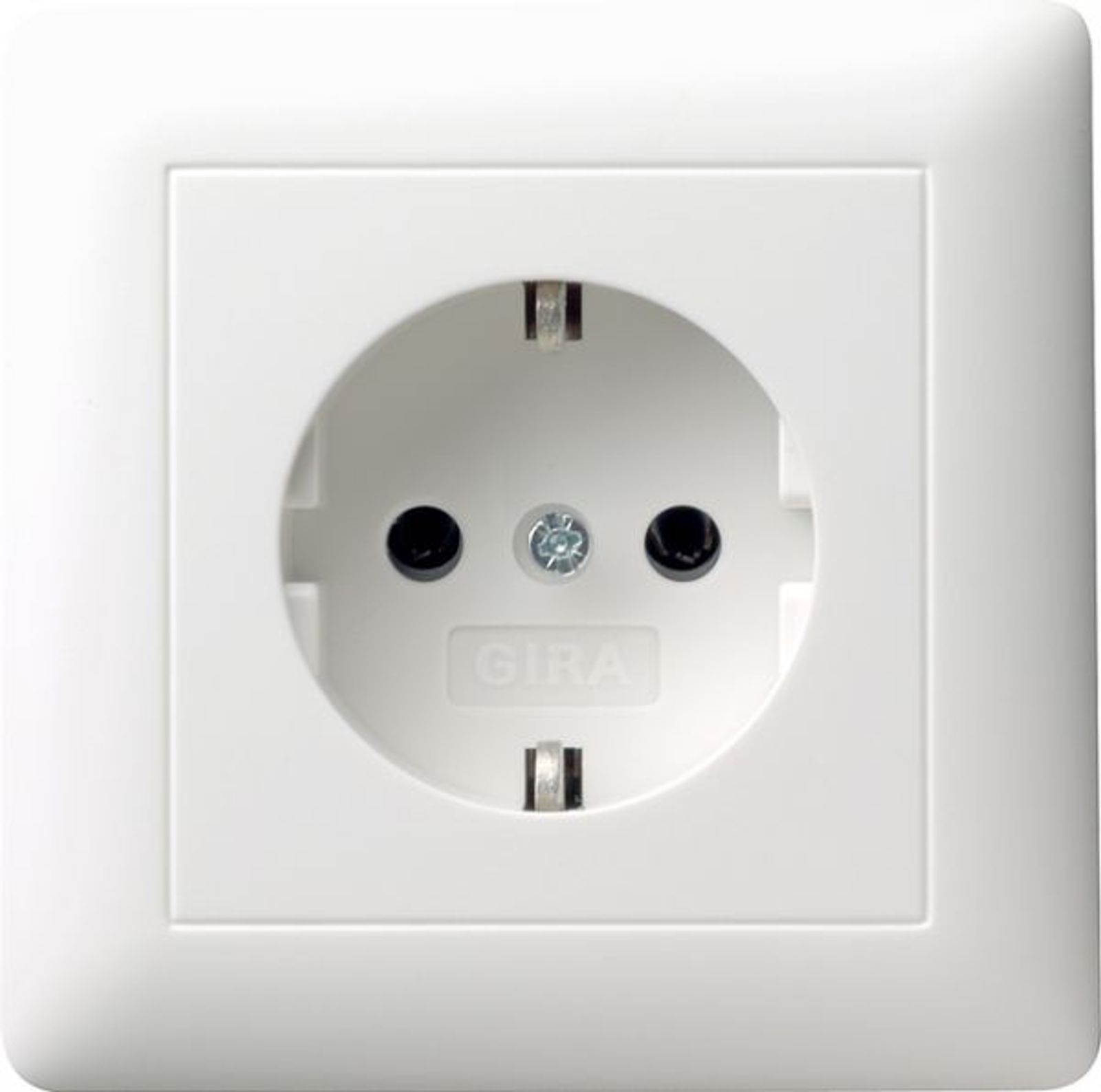 Gira Steckdose 1-fach reinweiß glänzend UP IP20 Standard 55 044003