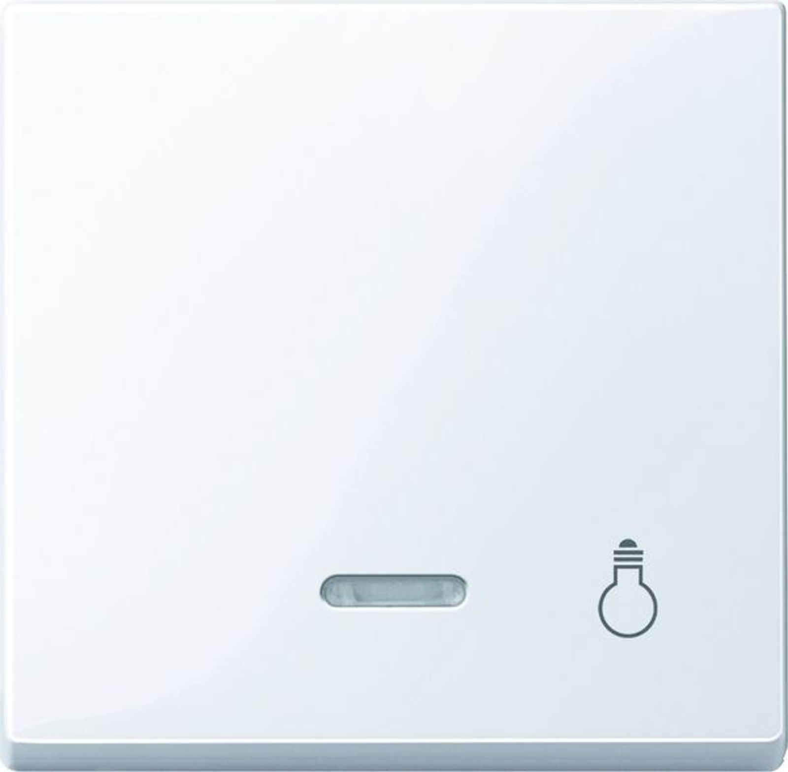 Merten Kontrollwippe Schalter aktivweiß glänzend System M 435925 Licht für Bussystem