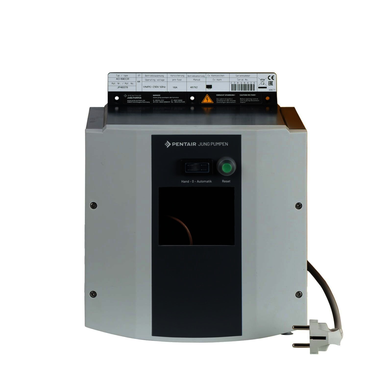 Jung Pumpen Fäkalienhebeanlage COMPLI 400 E (230V) mit montierter Rückschlagklappe R80