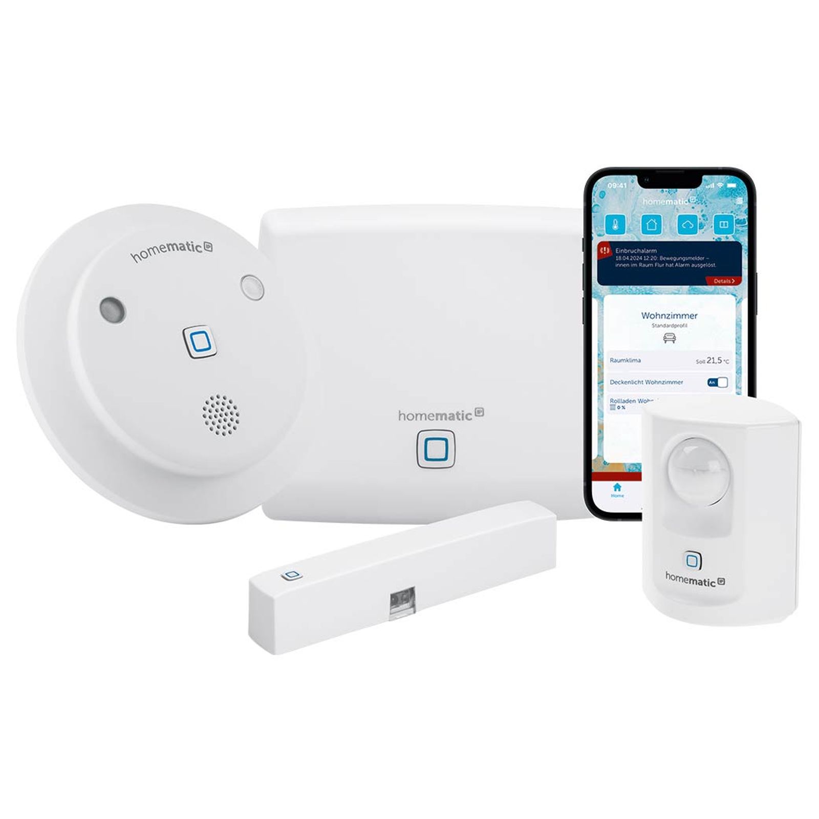 Homematic IP Smart Home Starter Set Alarm HmIP-SK7