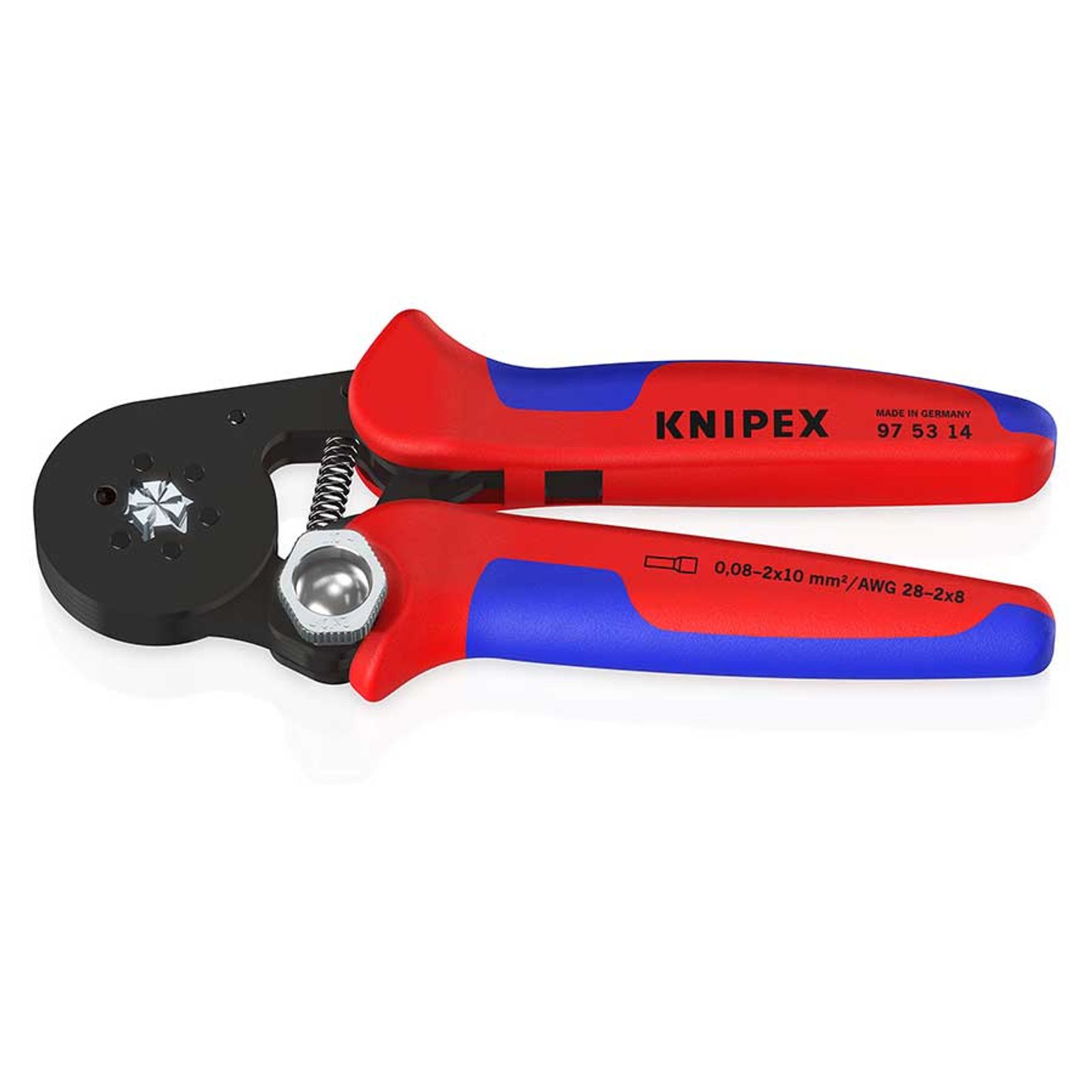 KNIPEX Selbsteinstellende Crimpzange für Aderendhülsen