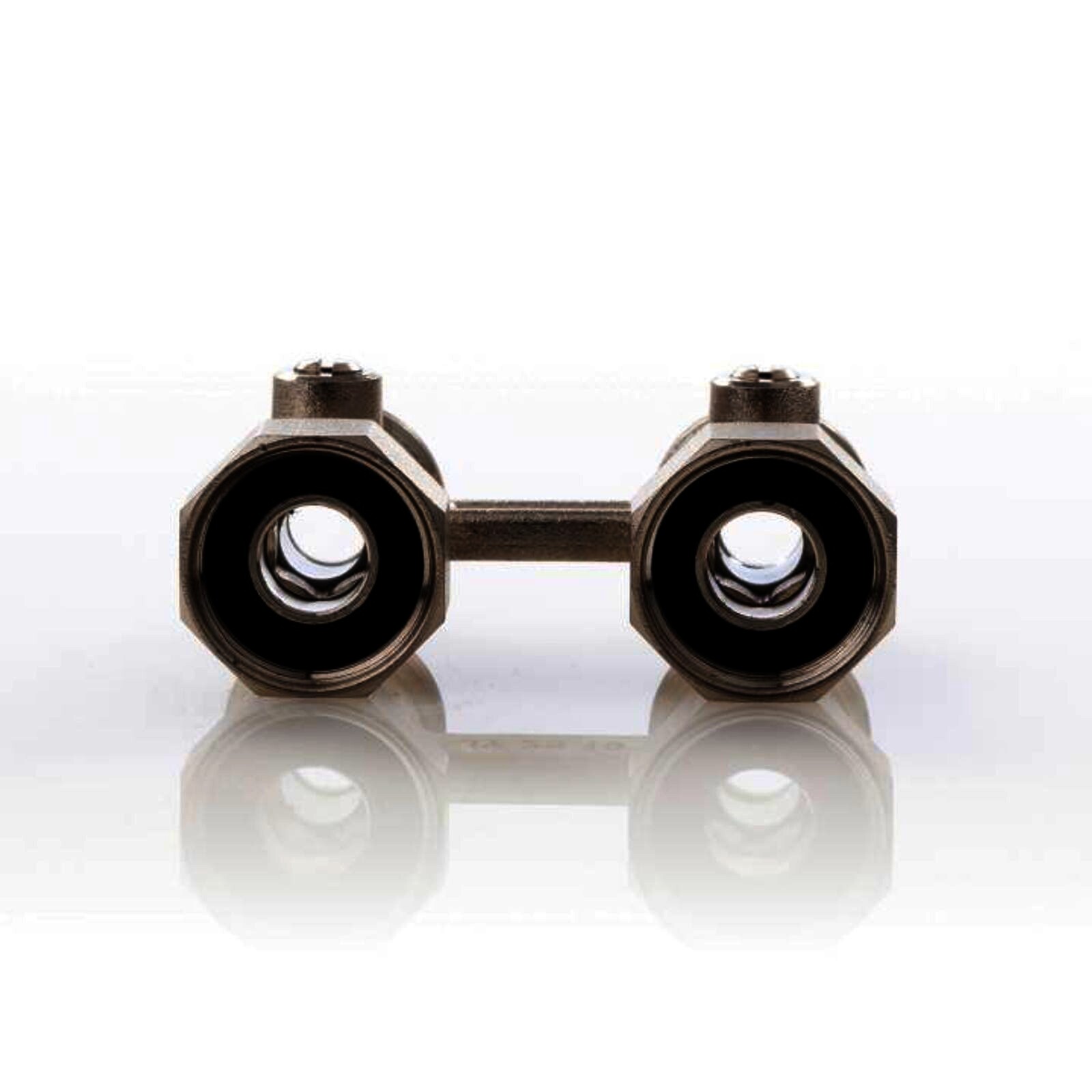 Simplex Hahnblock D2/50 Standard, Durchgangsform, für Heizkörper mit ¾ Zoll AG