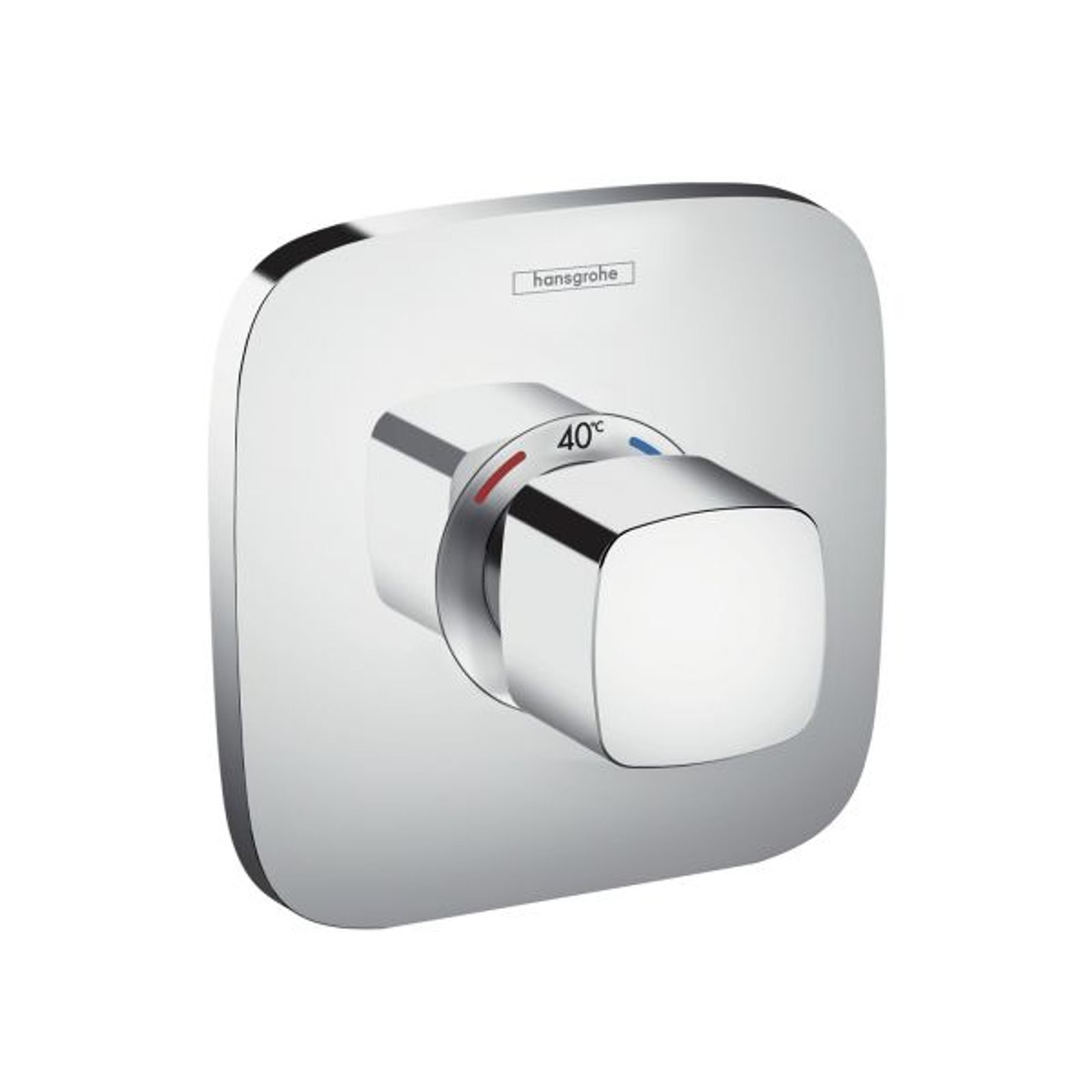 hansgrohe Thermostat Unterputz Ecostat E Highflow Fertigset chrom
