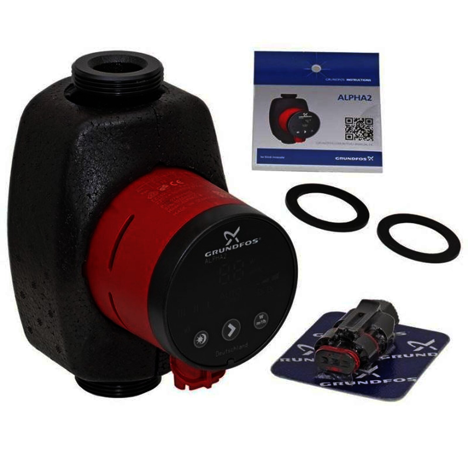 Grundfos Alpha2 Hocheffizienz-Umwälzpumpe 25-60 N 180 mm