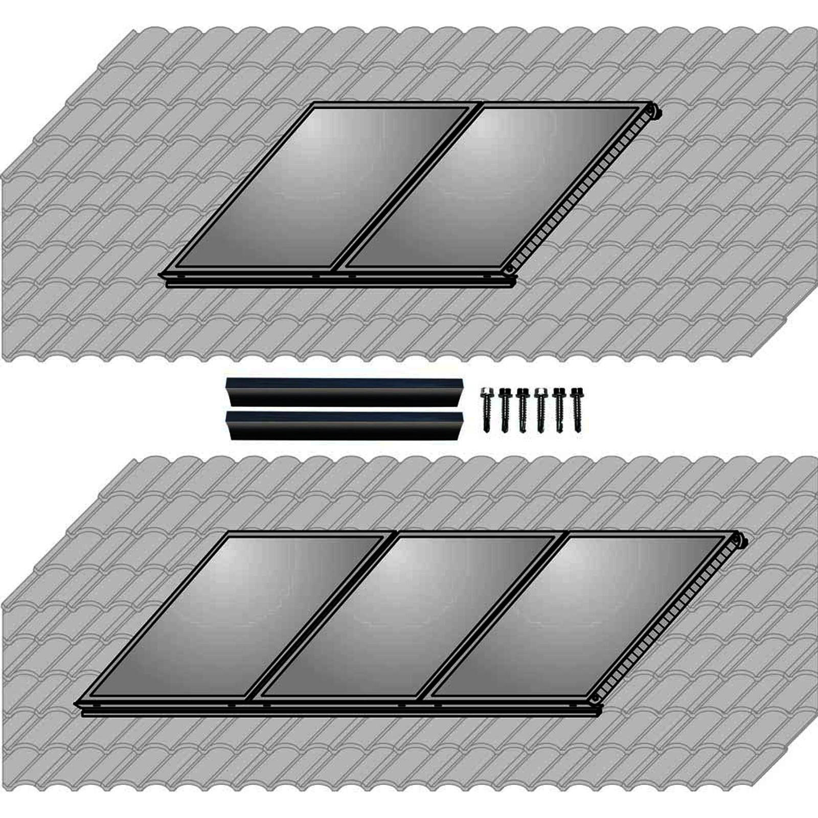 Wolf Solar-Paket 11,5 m² mit 5 Flachkollektoren CFK-1, SM2-2 Regelung