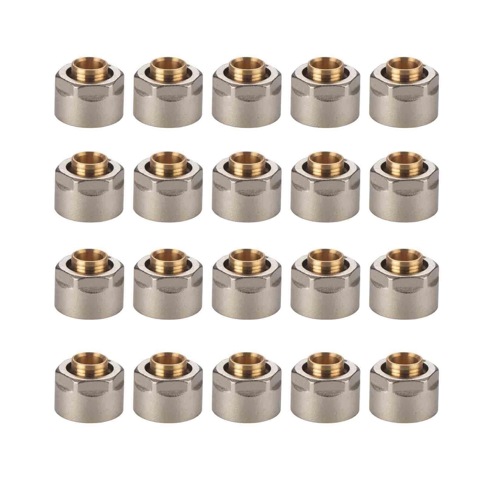 Klemmverschraubung 16 x 2 mm 3/4 Zoll Eurokonus Universal 20 Stück