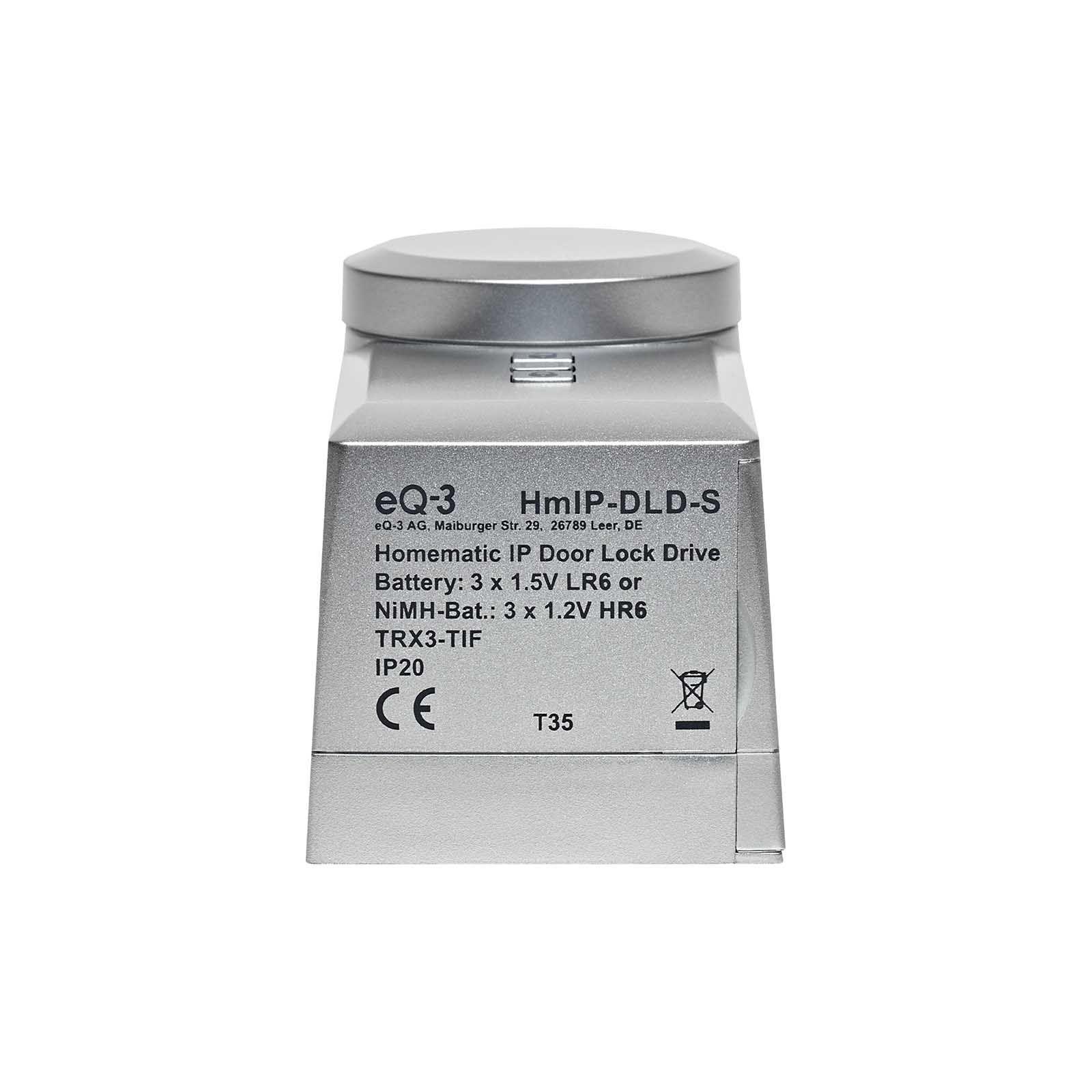 Homematic IP Smart Home Türschlossantrieb HmIP-DLD-S silber
