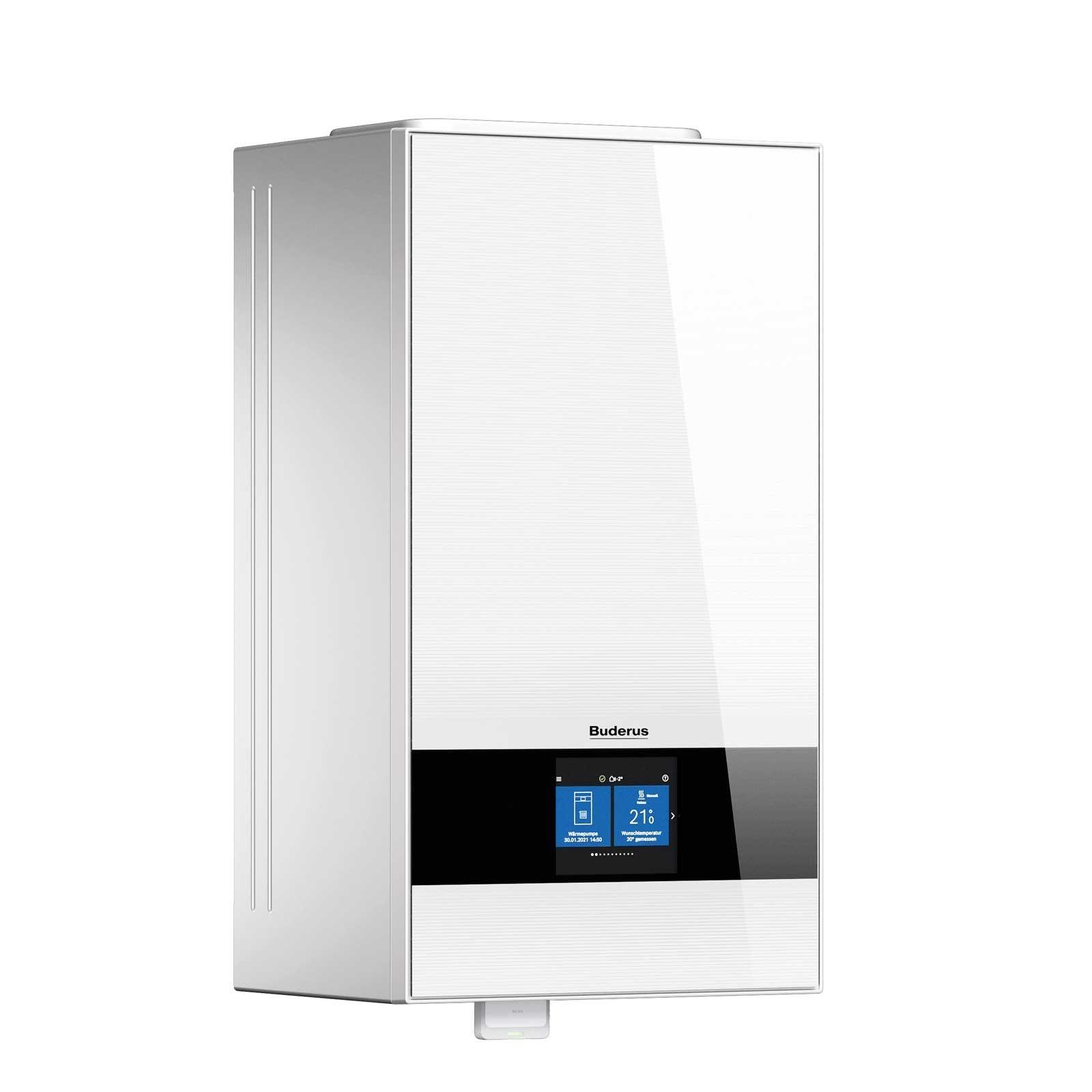 Buderus Luft-Wasser-Wärmepumpe Logaplus M WLW186i-12 AR E weiss