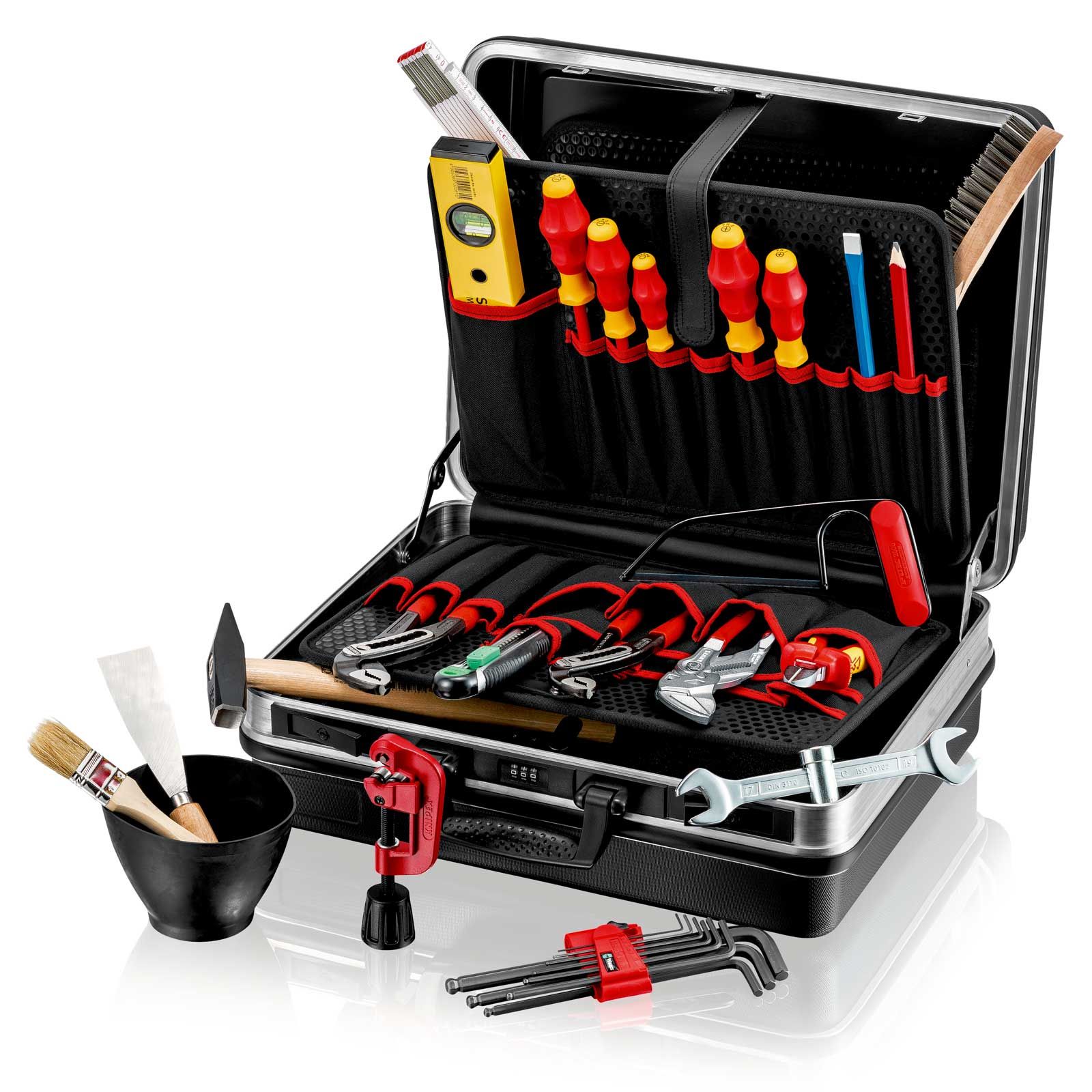 KNIPEX Lehrlingskoffer „Basic" Sanitär 31-teilig