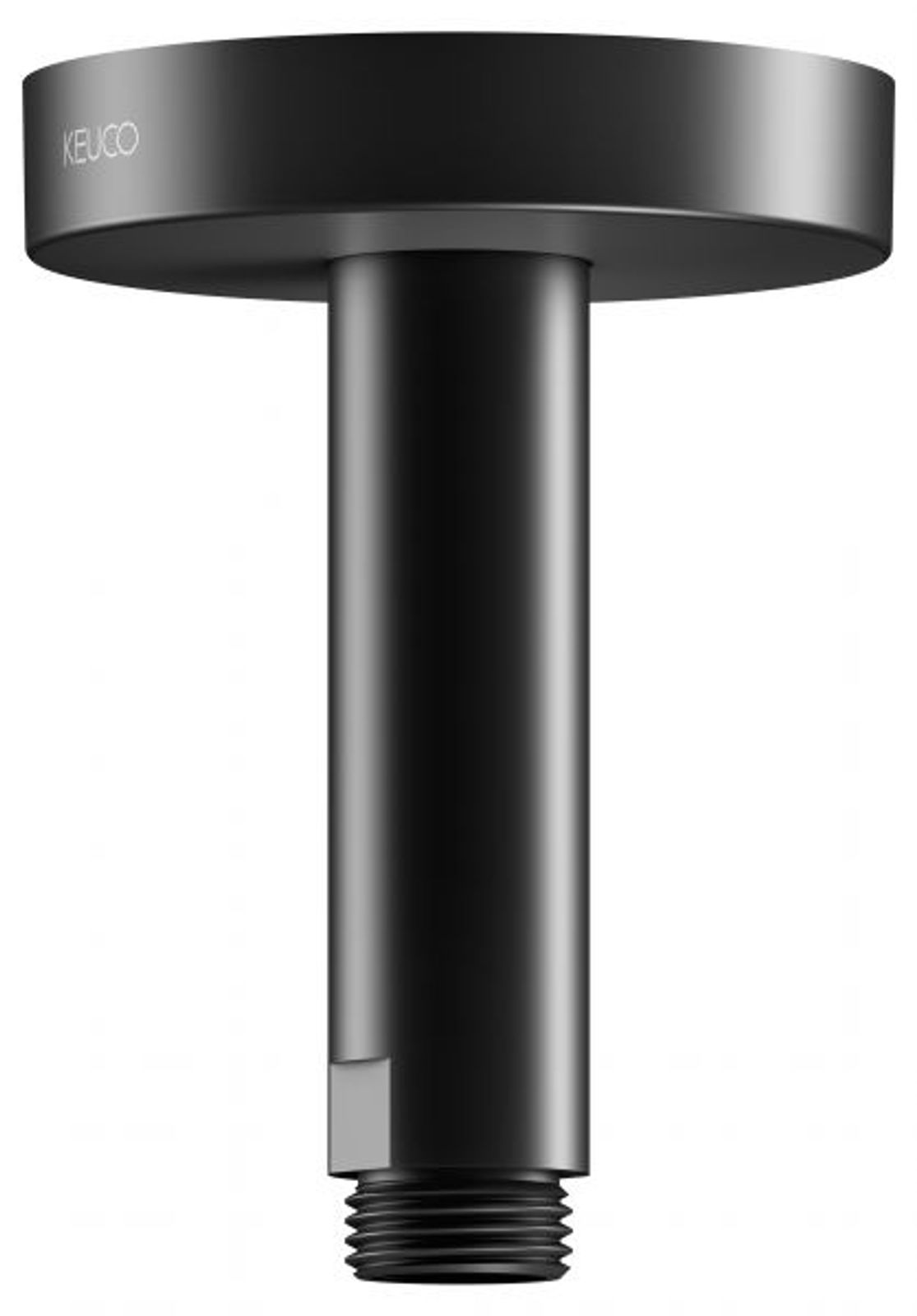 Keuco Brausearm Elegance 51689 Deckenanschl rd 100 mm sw